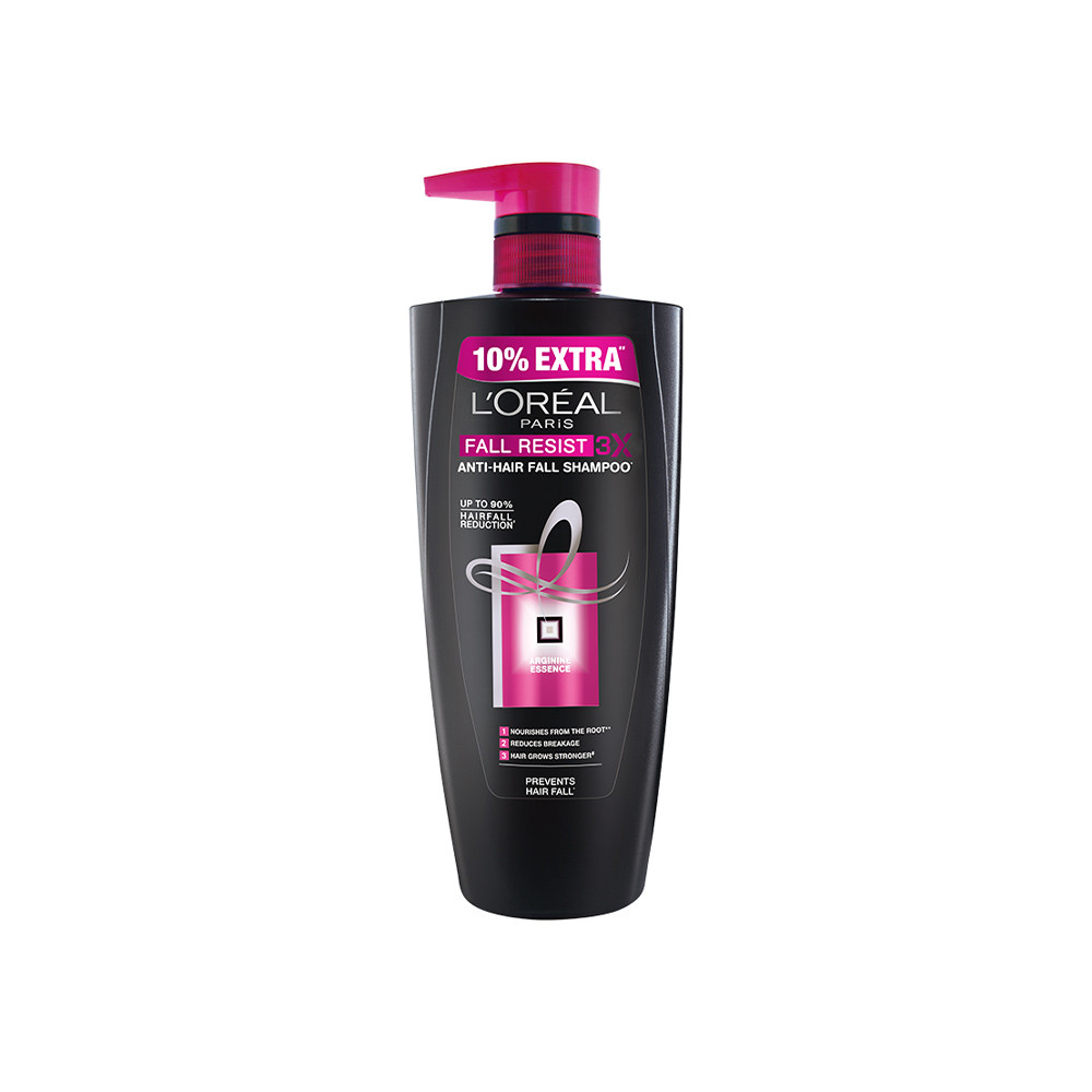 L'Oreal Paris Fall Resist 3X Anti-Hairfall (With 10% Extra) Shampoo