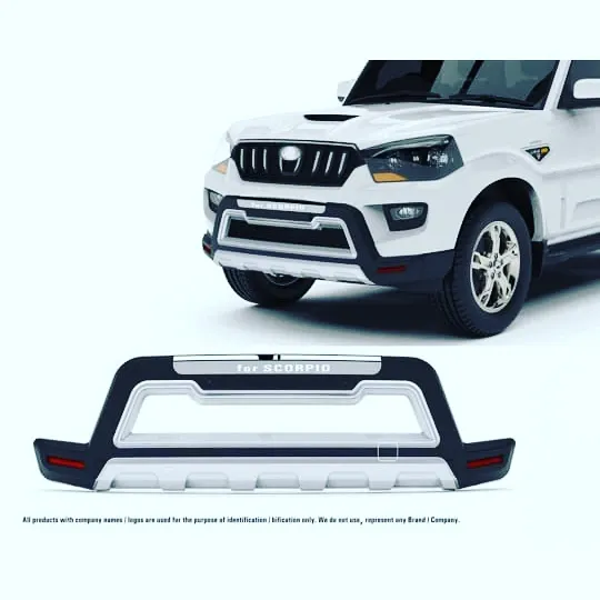 Mahindra scorpio front bumper guard discount