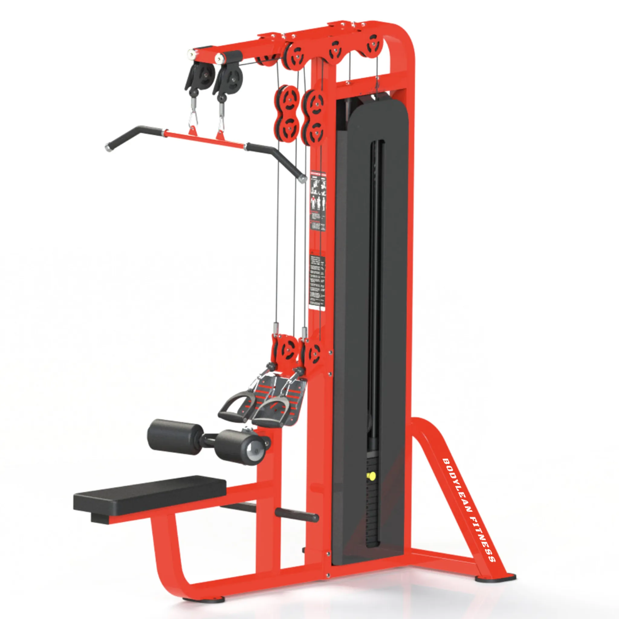 Equipment Pulling Workout Machine Lat Pull Down With Rowing With