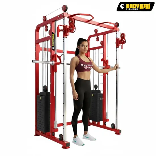 Functional Trainer With Smith Machine | Dual Pulley Cable