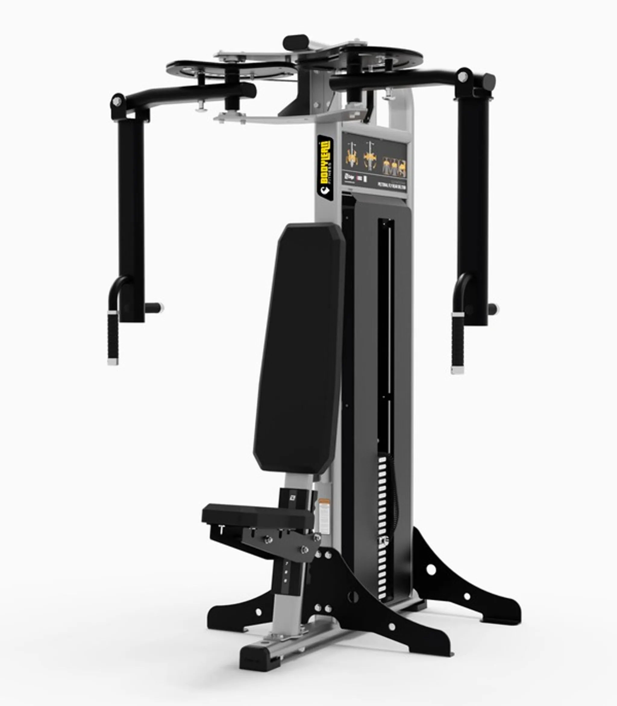 Pectoral Deck ButterFly Rear Deltoid Machine Seated Chest Fly with iron  Weight Stack Commercial Gym Machine Magnum Series