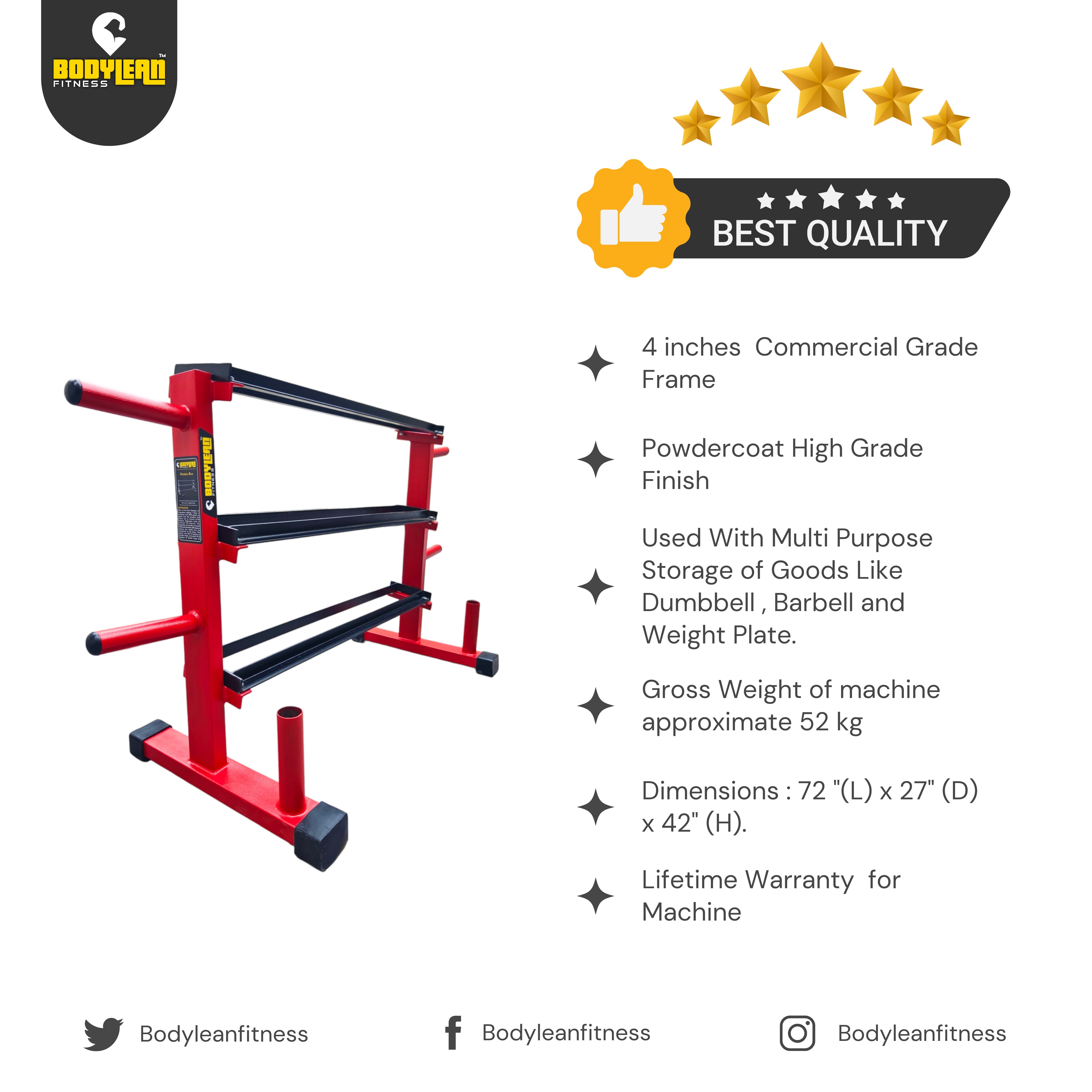 Tier Multifunctional Storage Rack) for Home Gym Suitable for