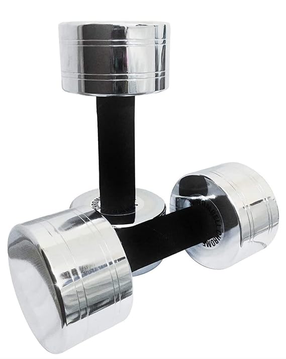 Chrome Dumbbells Set Anti-Skid Chrome Dumbbells for Commercial