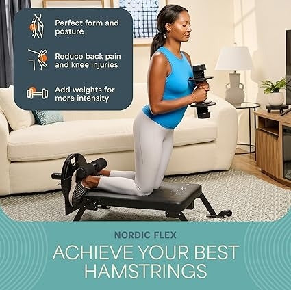 Curl Workout Bench – Home Gym Hamstring Curl Machine and Glute
