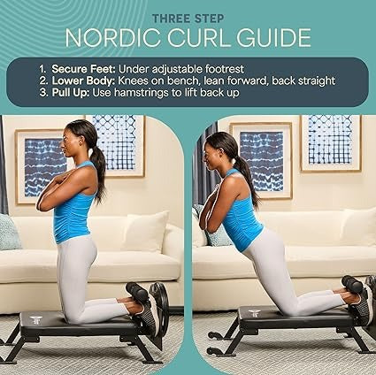 Curl Workout Bench – Home Gym Hamstring Curl Machine and Glute