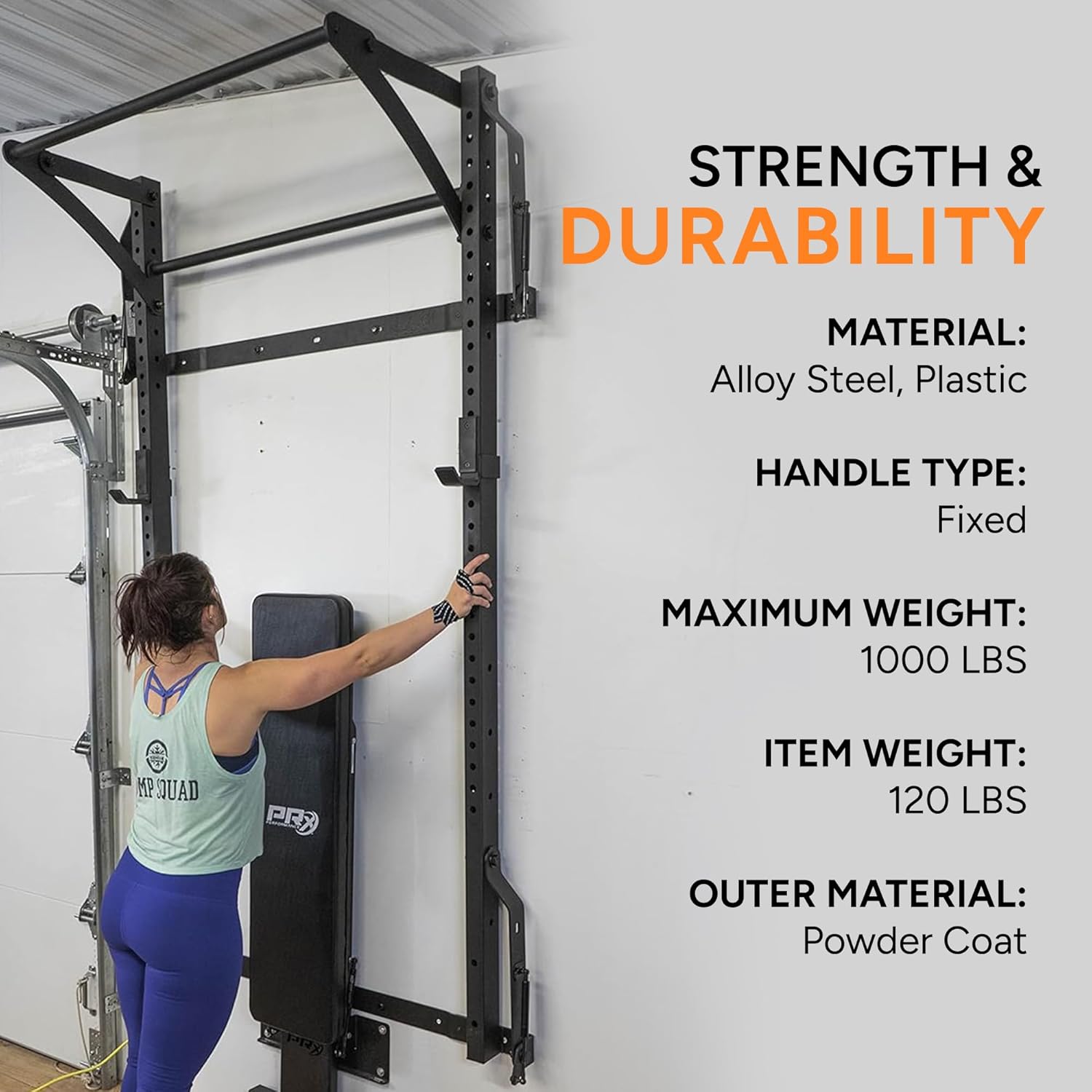 Titan Fitness Pull Up Bar Fixed To Wall Multi Grip Pull Up Bar