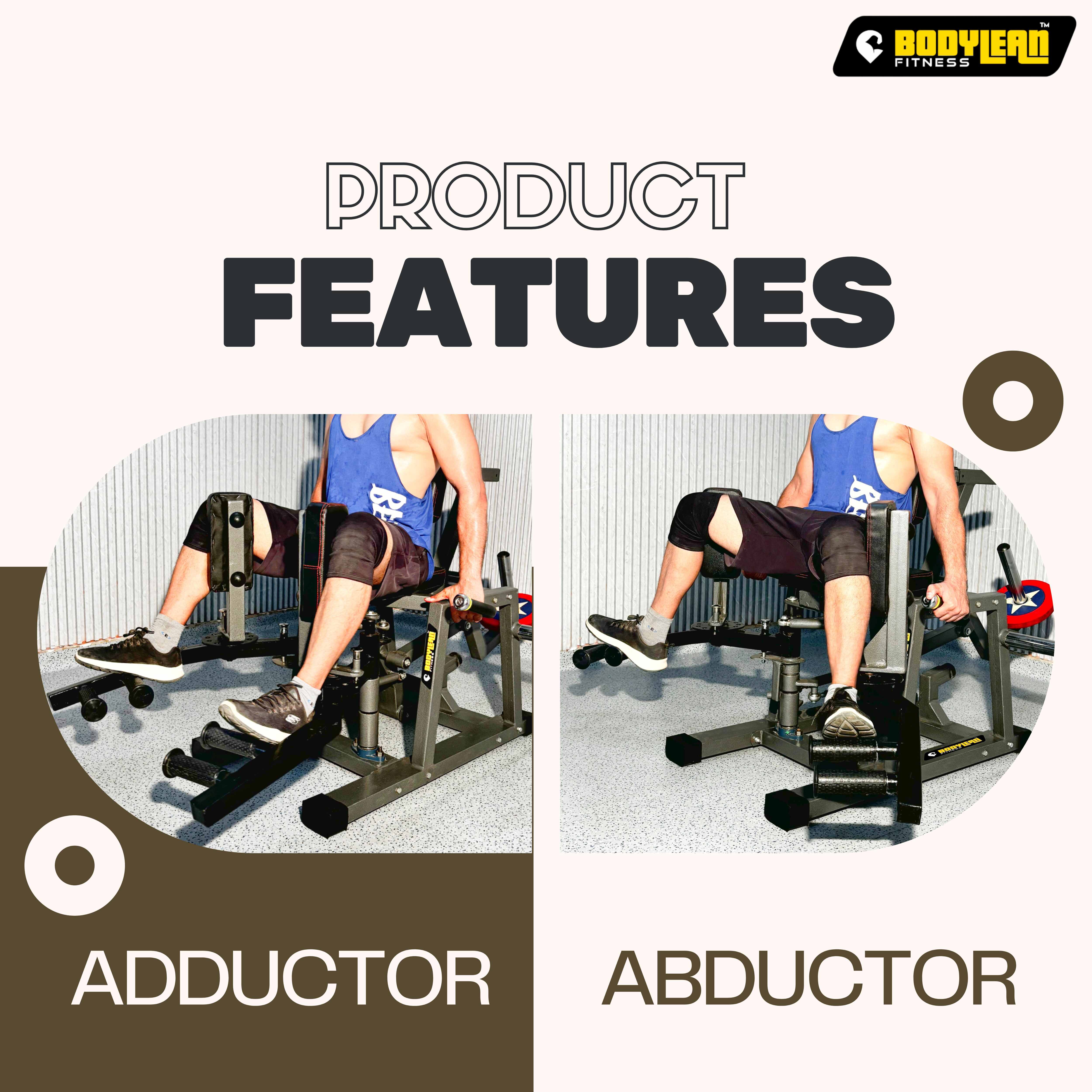 Adduction Machine Inner Thigh Abduction Hip Abductor Adductor