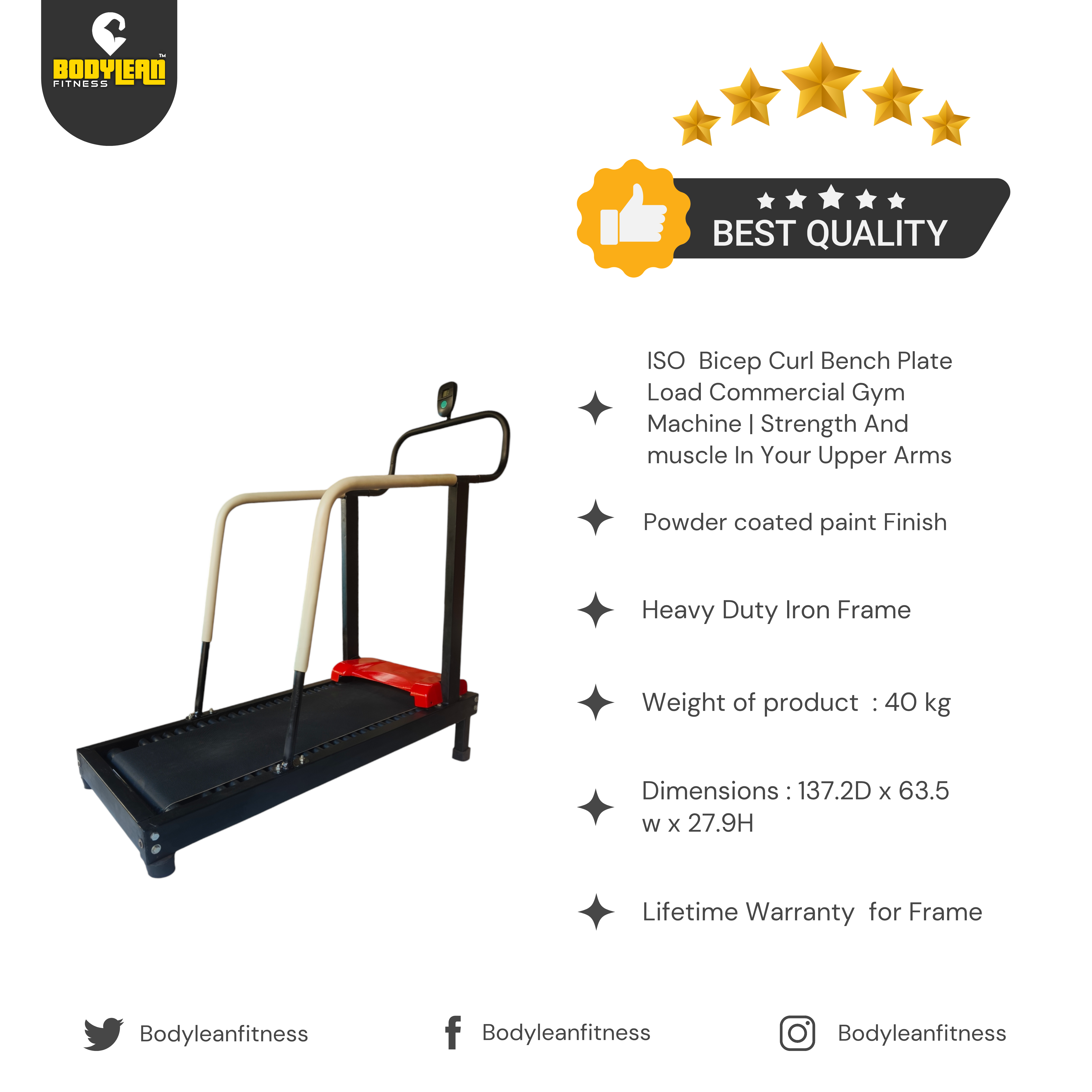 Manual Treadmill Walking and Running Foldable Jogger Machine for Home Gym  Exercise with Cardio Weight Loss Gym Workout at Home