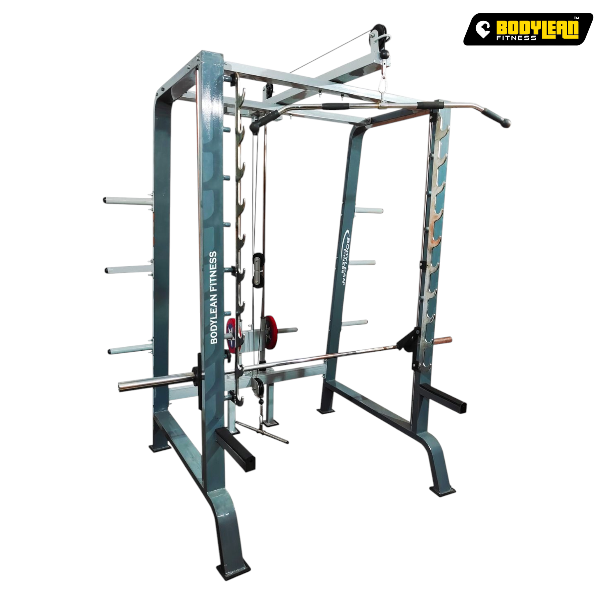 Multi Gym Power Squat Rack with Functional Trainer Smith Machine