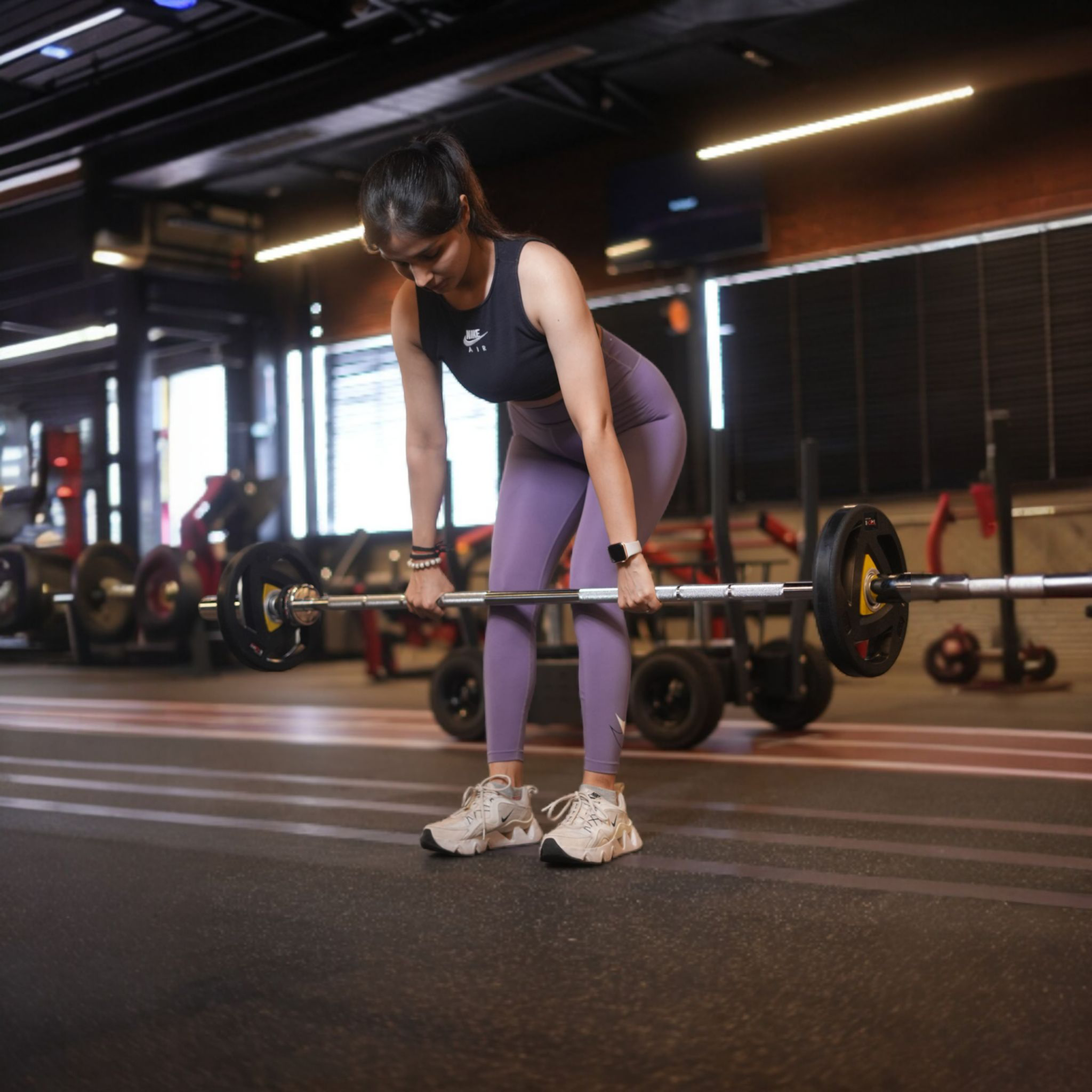 Solid Olympic Weight Lifting 6ft Barbell for Home Commercial Gym