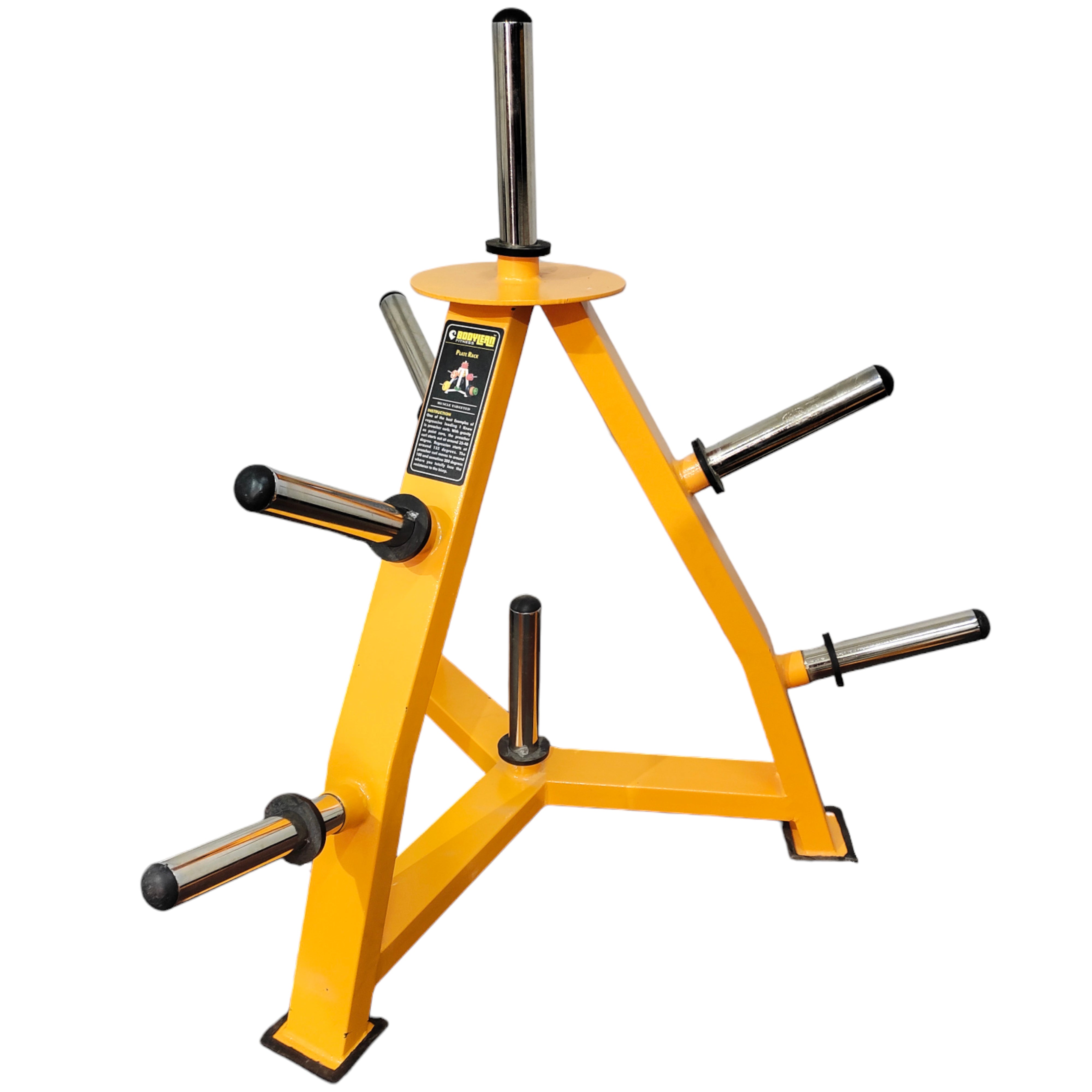 Vertical Olympic Weight Plate Storage Rack PRO Holder