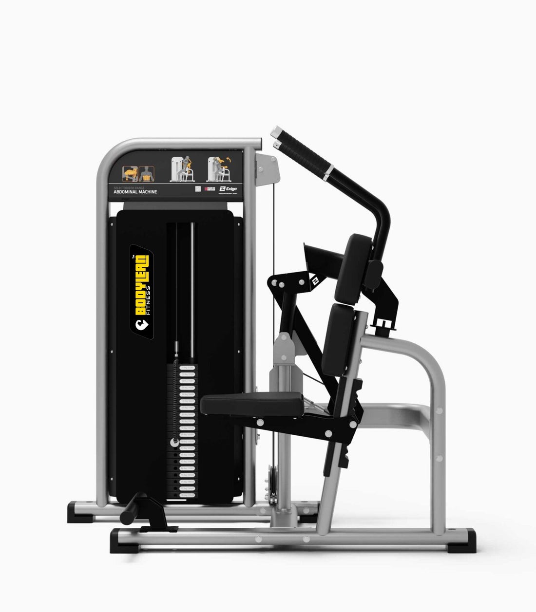 Abdominal Machine for Abs Workout Seated Ab Machine with iron