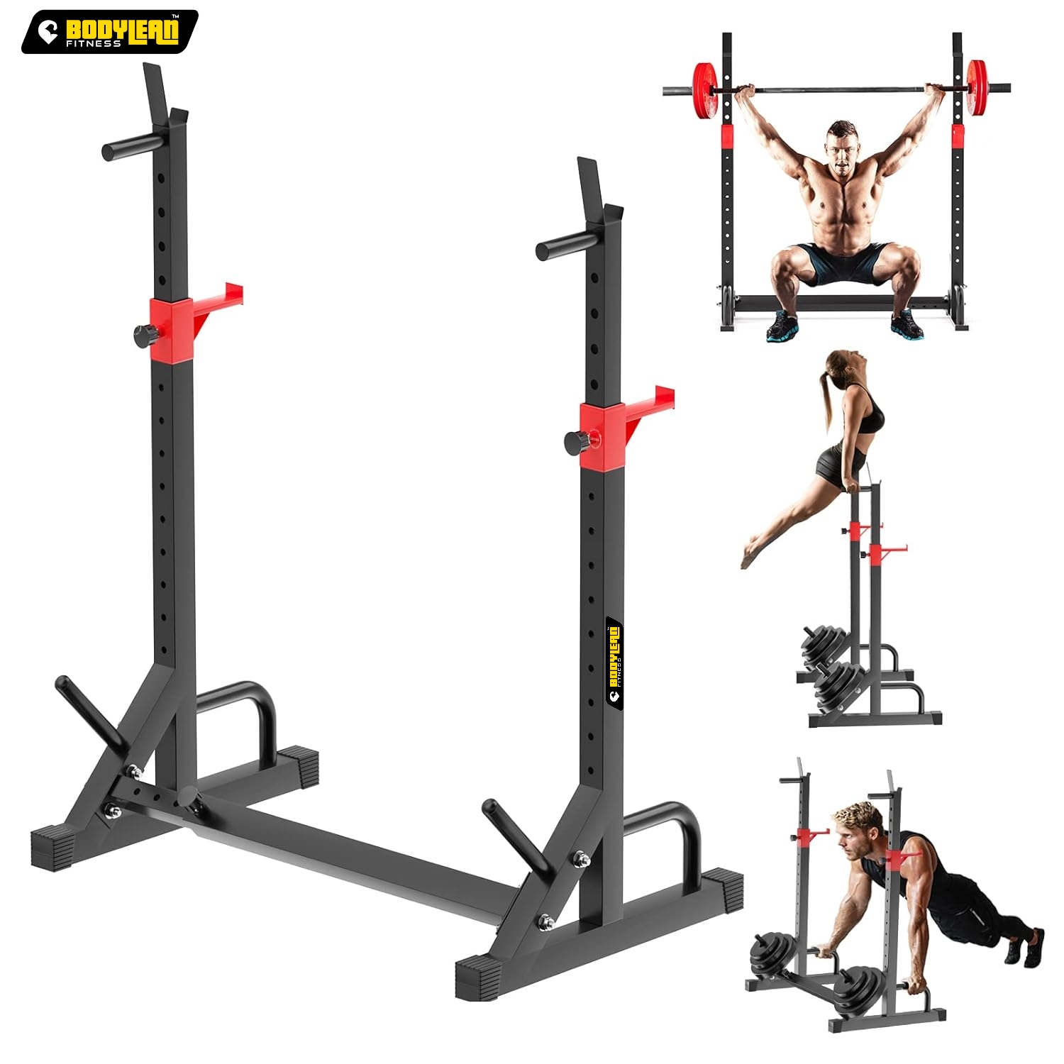 Squat Rack Barbell Rack With Bench Press Multi-Function