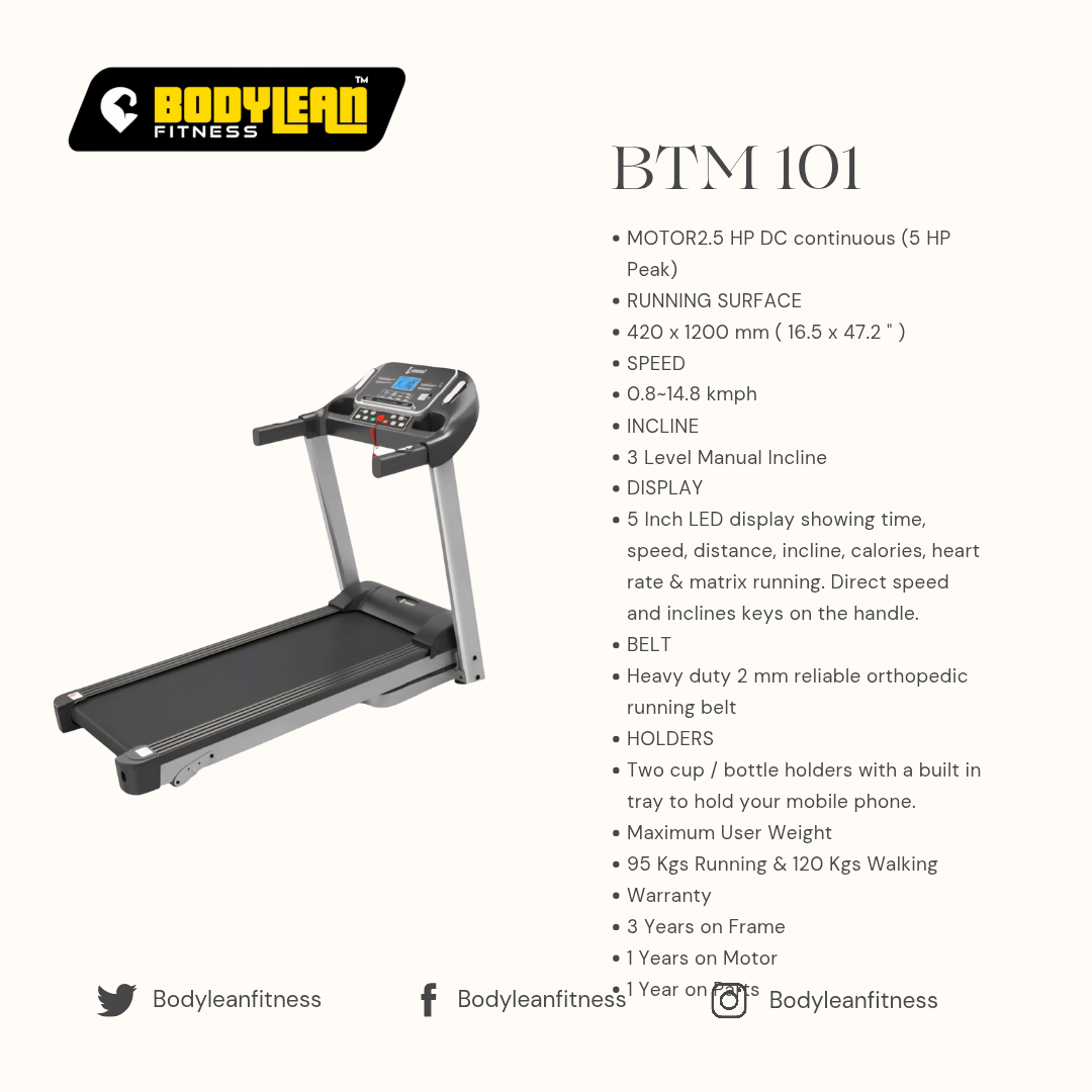 Heavy Duty Domestic BTM-101 Manual Incline HP Peak| DC