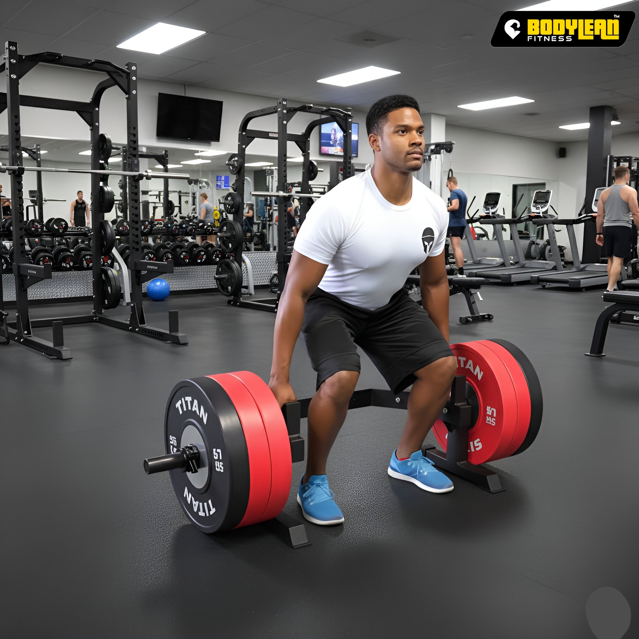 Power Shrug Deadlift Machine Plate Loaded Trap Bar Farmers Walk