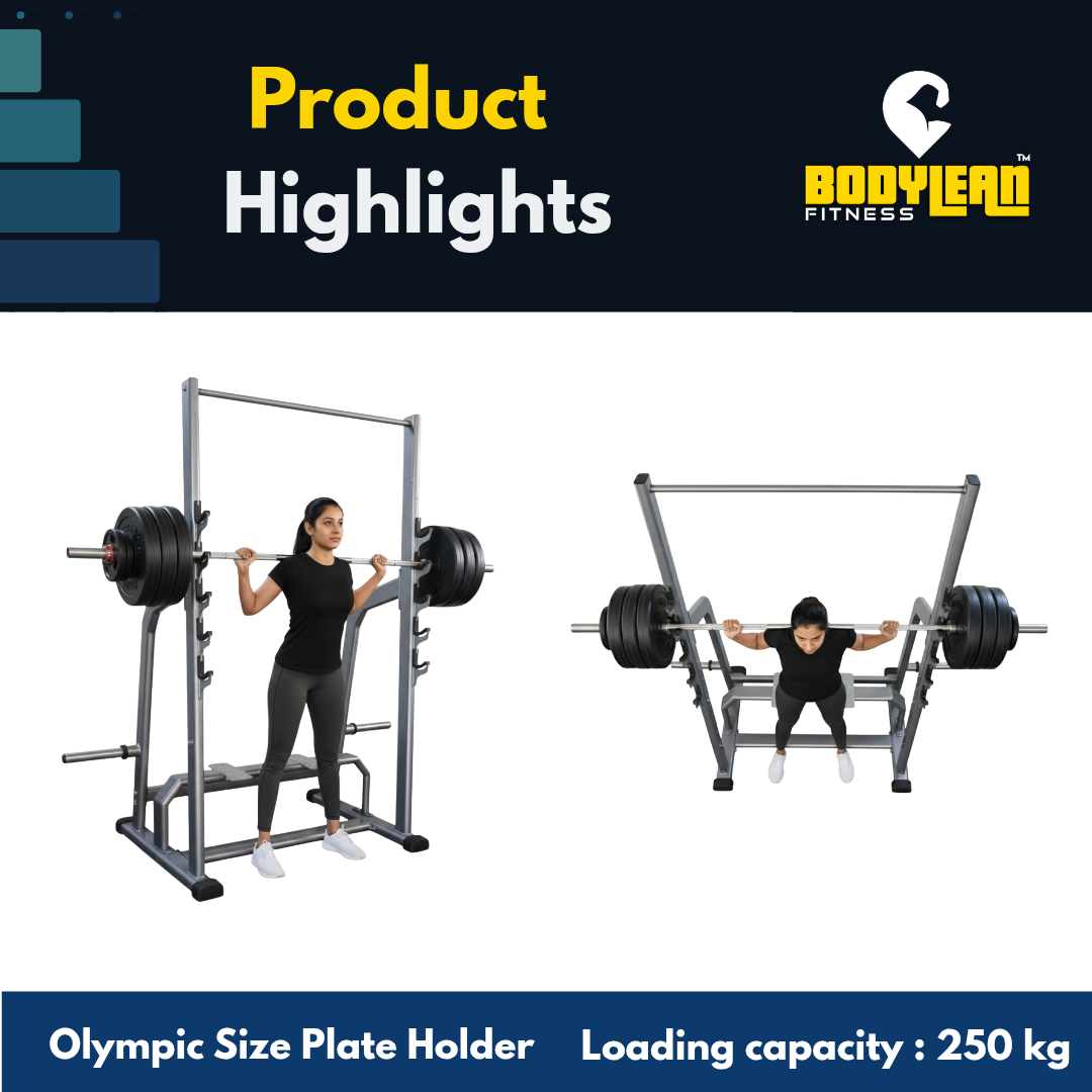 Half Power Rack Full Body Strength Squat Rack Training Equipment