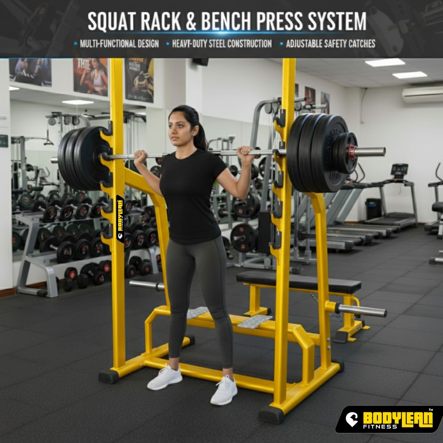 fitness equipment professional squat rack