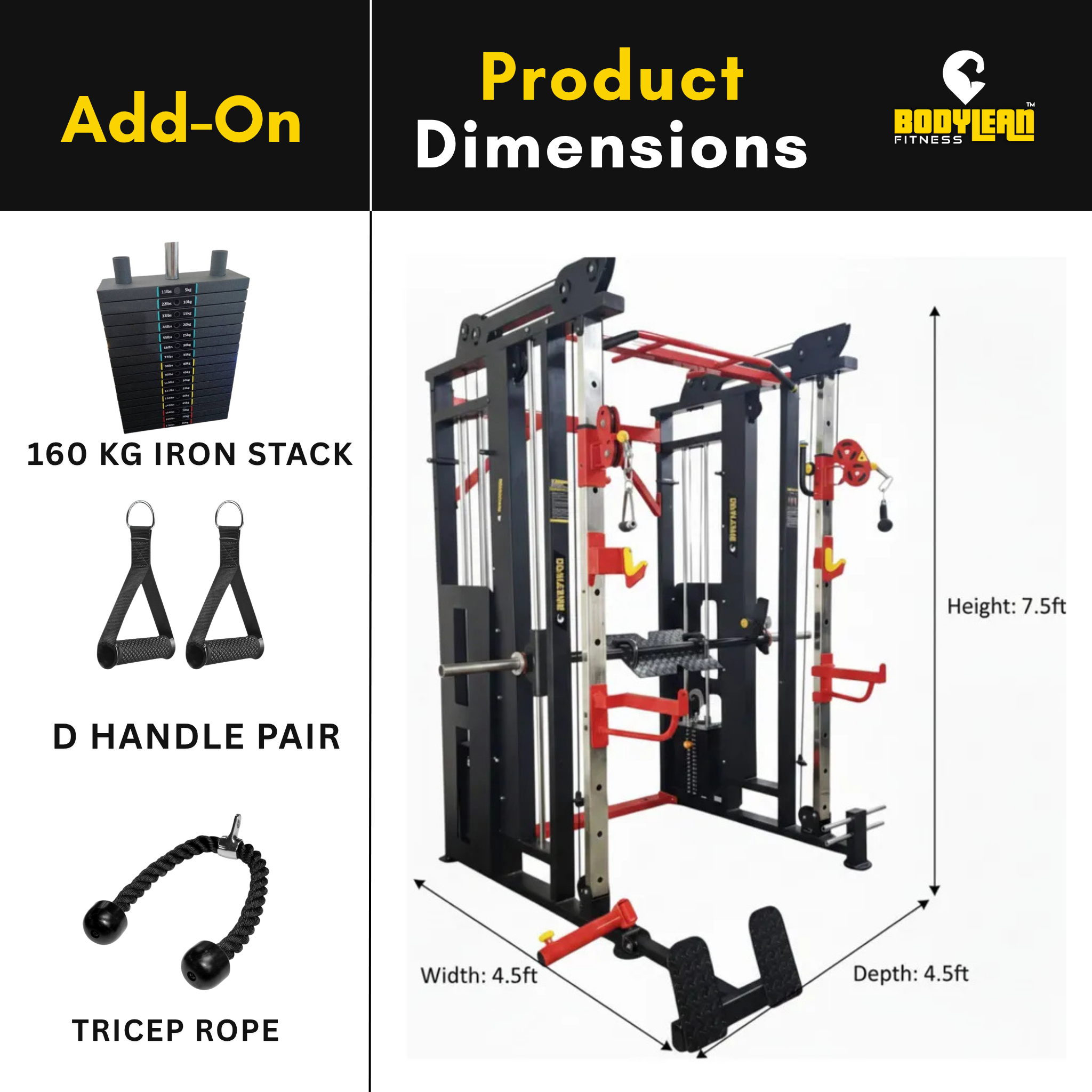 ウエイトトレーニング Smith and Cross over Smith Machine With Cable