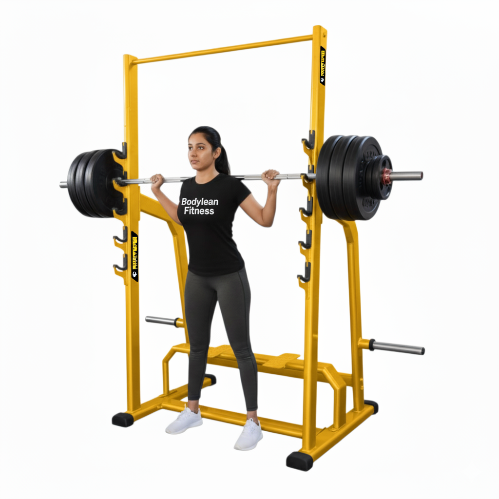 Elite Half Power Rack Premium Full Body Squat Training Cage