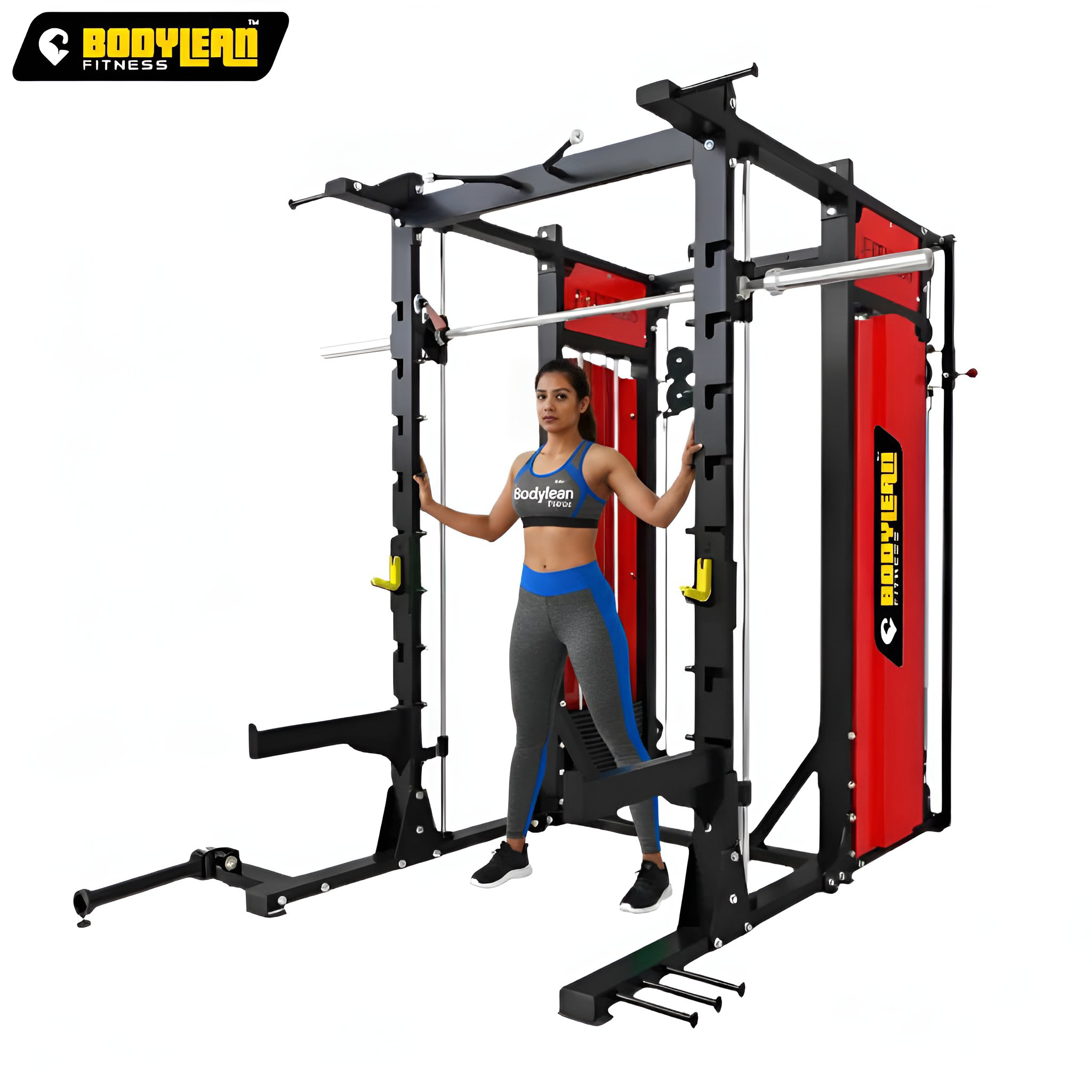 Multi Gym Functional Trainer with Smith Machine With body cover - Main Image