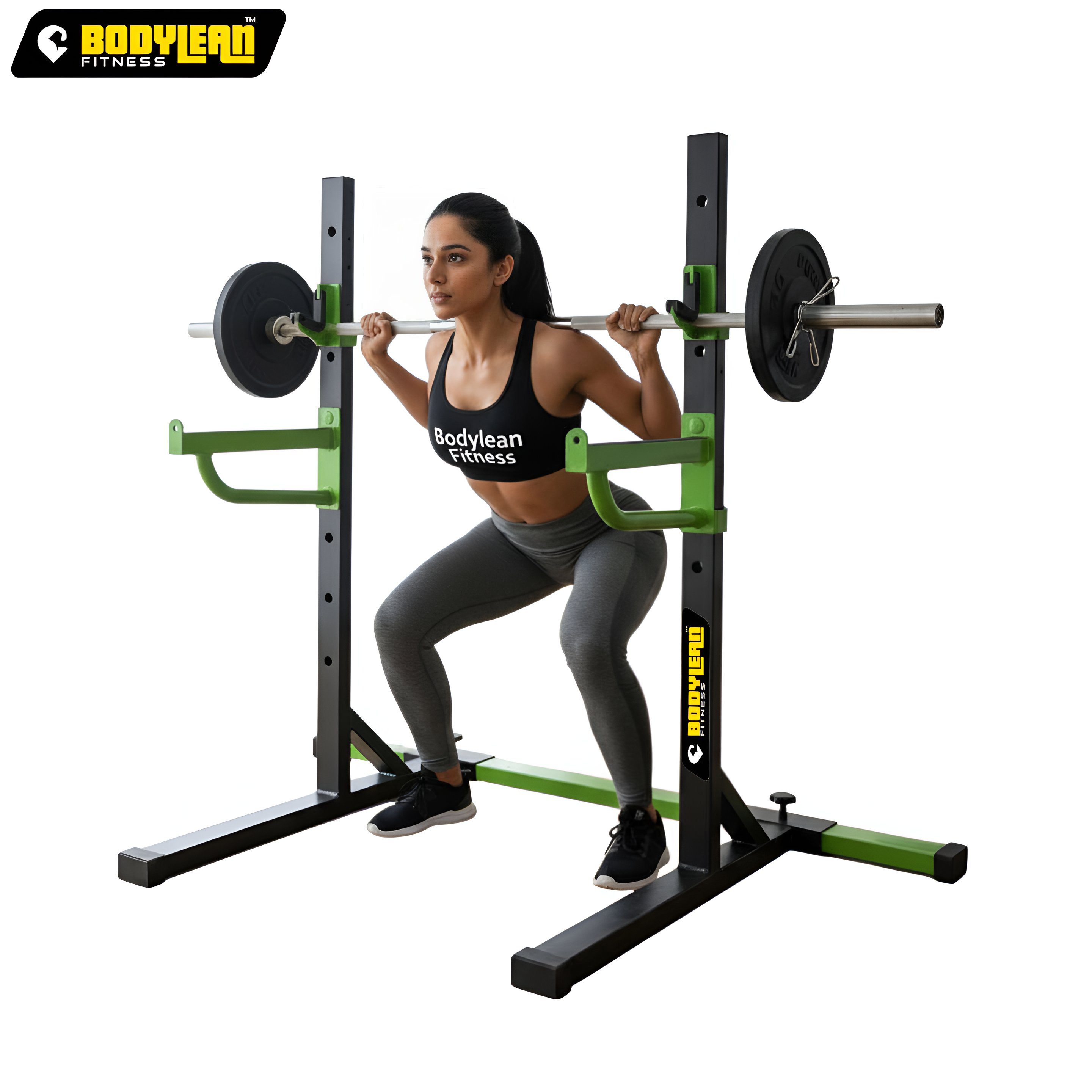 Adjustable Squat Press Rack Full-Body Power Rack for Squats