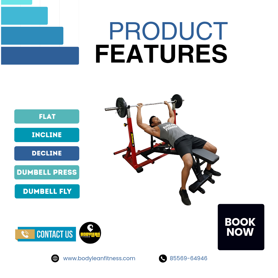 Adjustable Olympic Bench Press Incline, Decline Flat for Weight