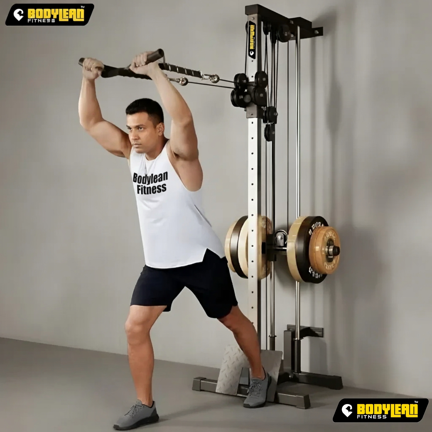 Single Stack Wall Mount Plate-Loaded Functional Trainer Targets