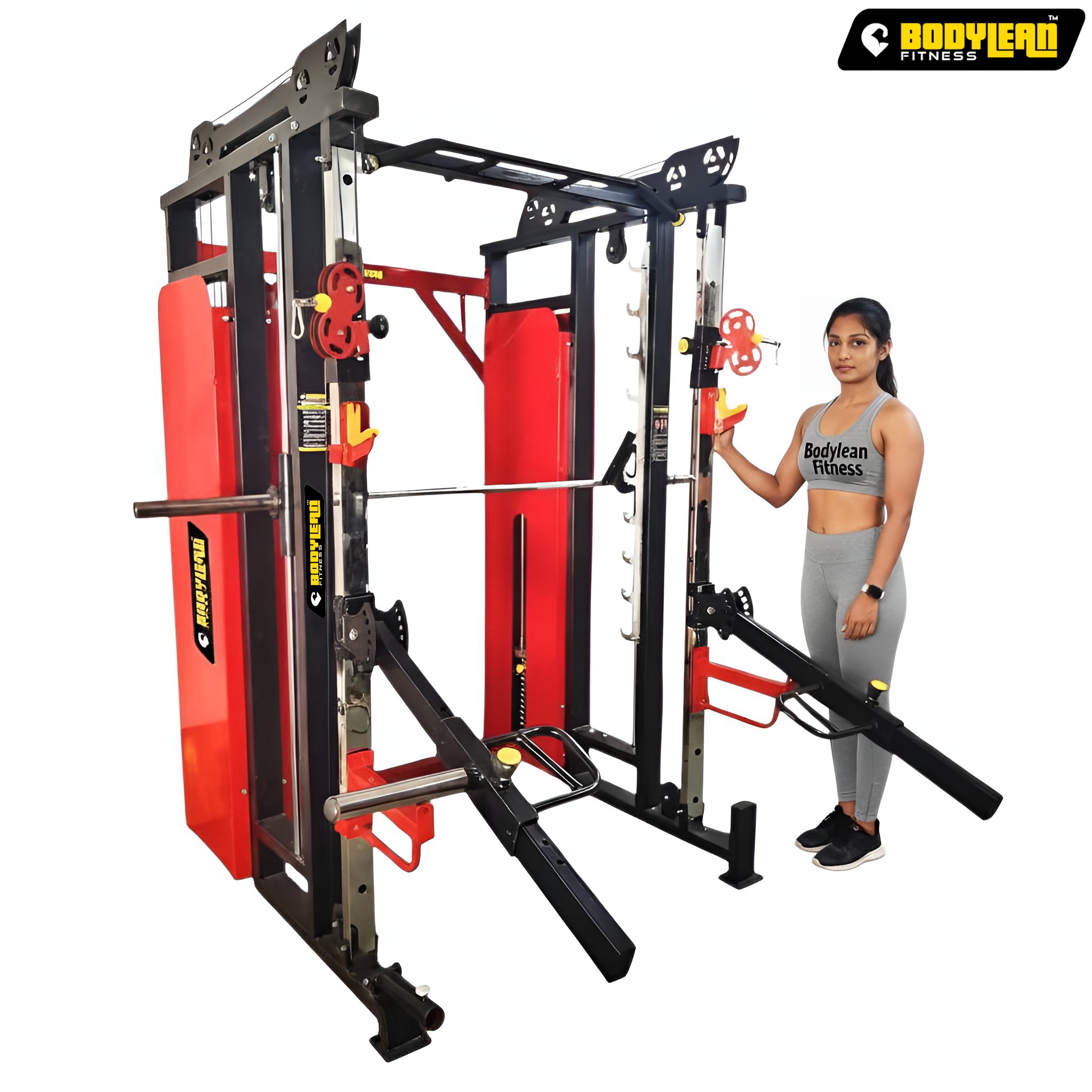Multi Gym Functional Trainer with Smith Machine with Jammer arms