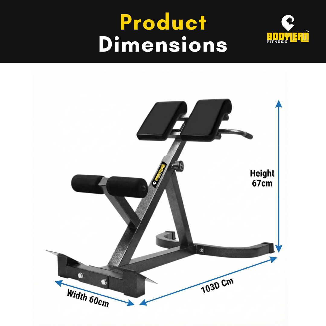 Back Extension Hamstring Machine Roman Chair Back Extension Machine | BLB 701 | Adjustable ...