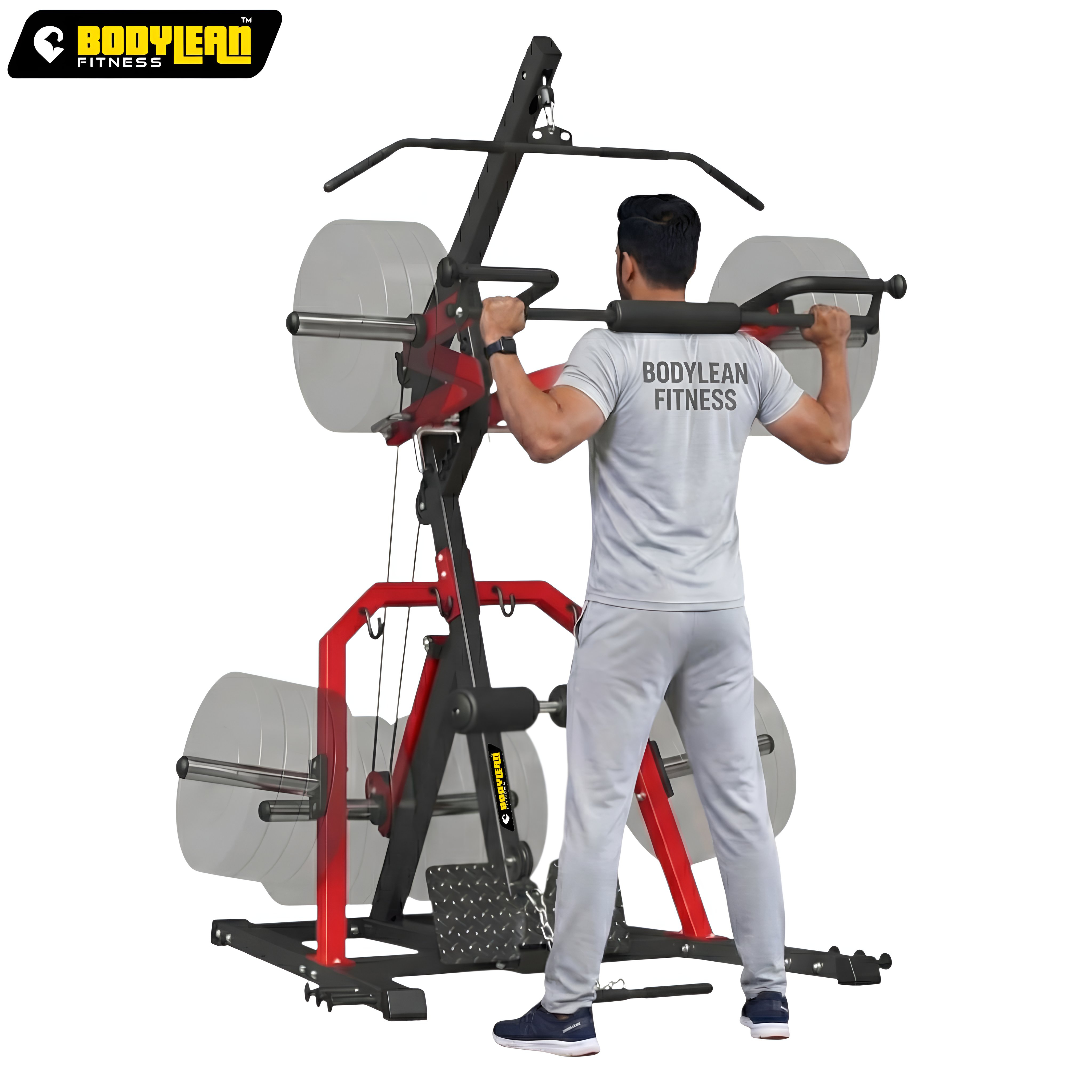 Leverage Gym 2:1 Ratio Lever Machine for Chest, Back, Shoulders
