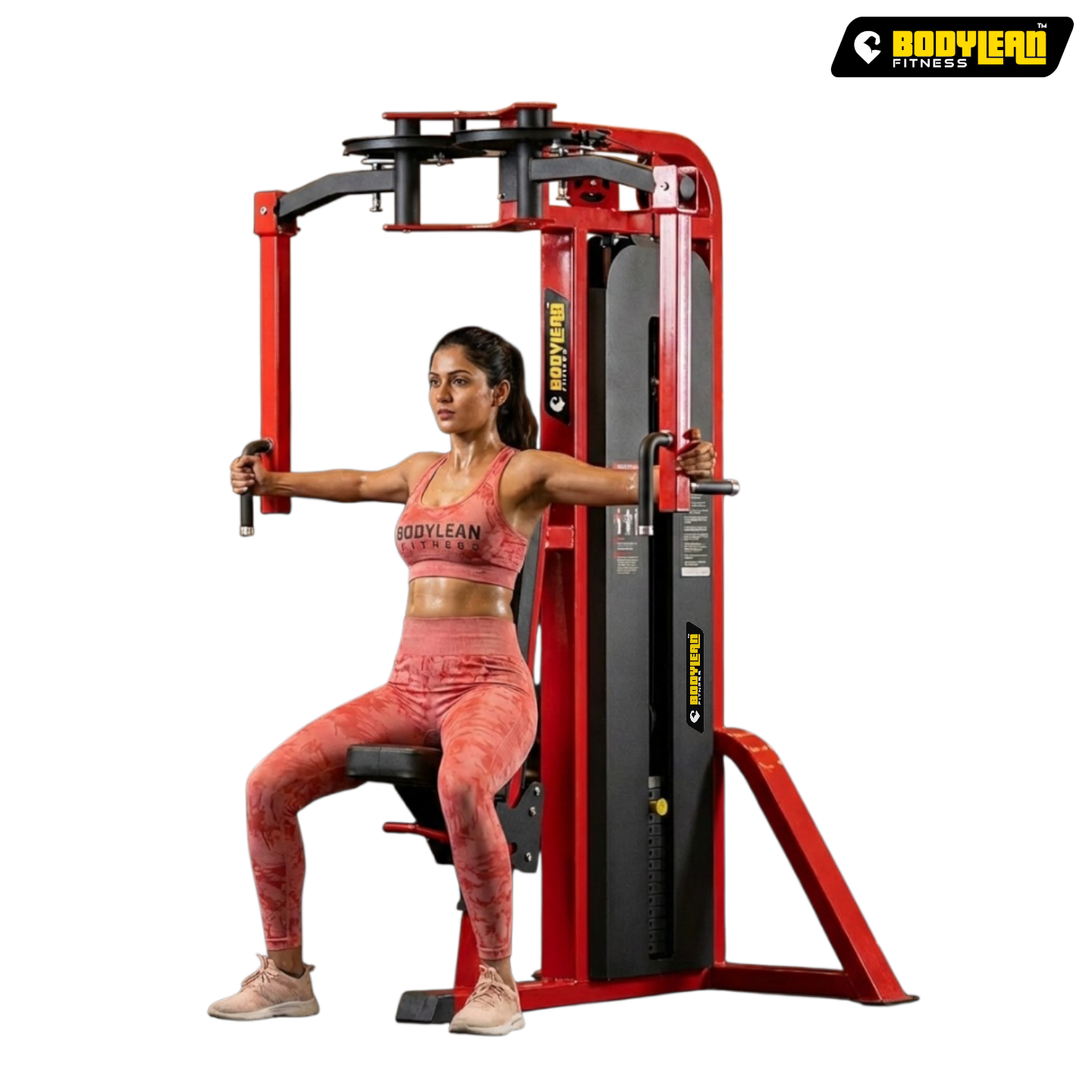 Pec deck rear delt machine with iron Weight Stack Commercial Gym