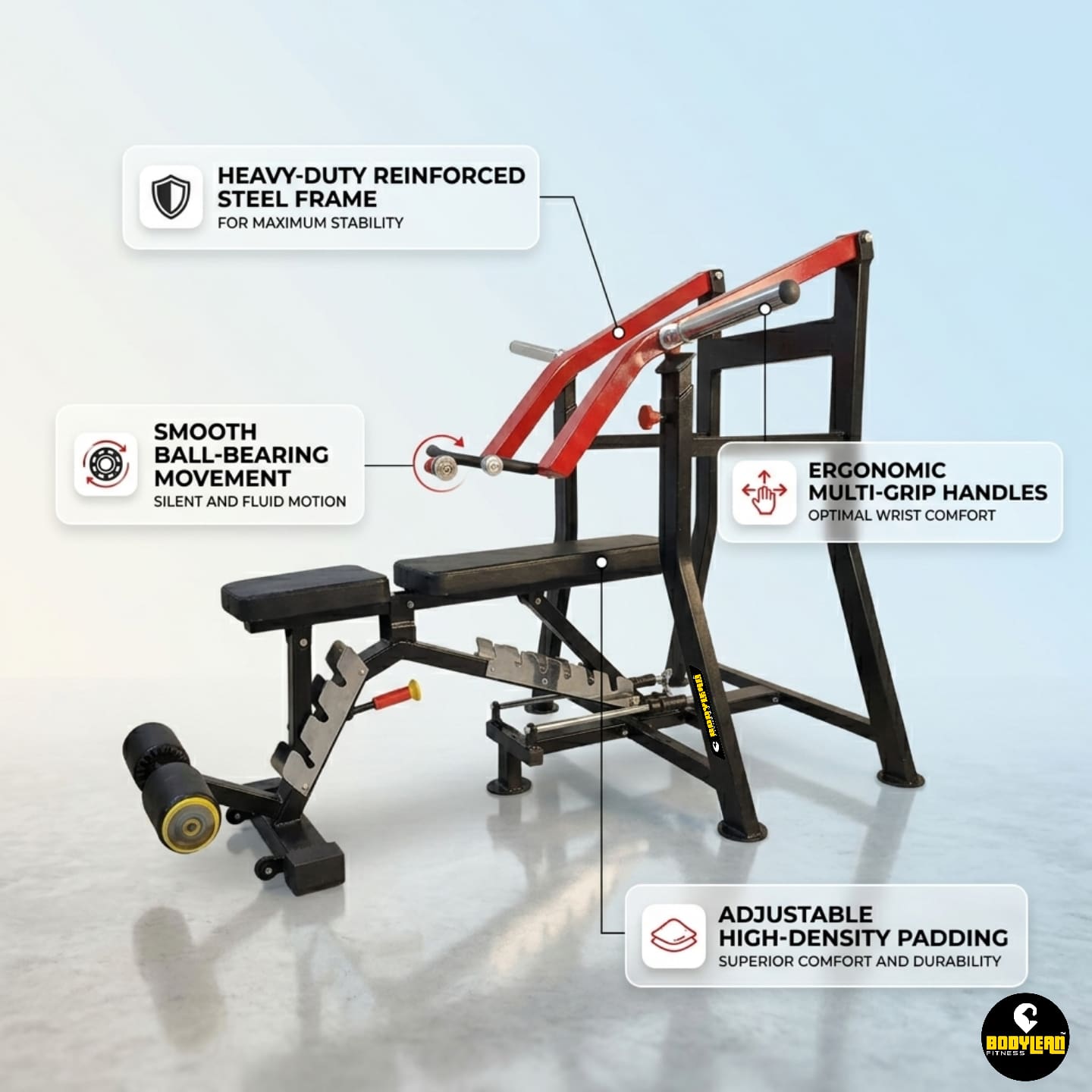 Adjustable Chest Press Machine ( Multi Press ) Commercial Plate Load ...