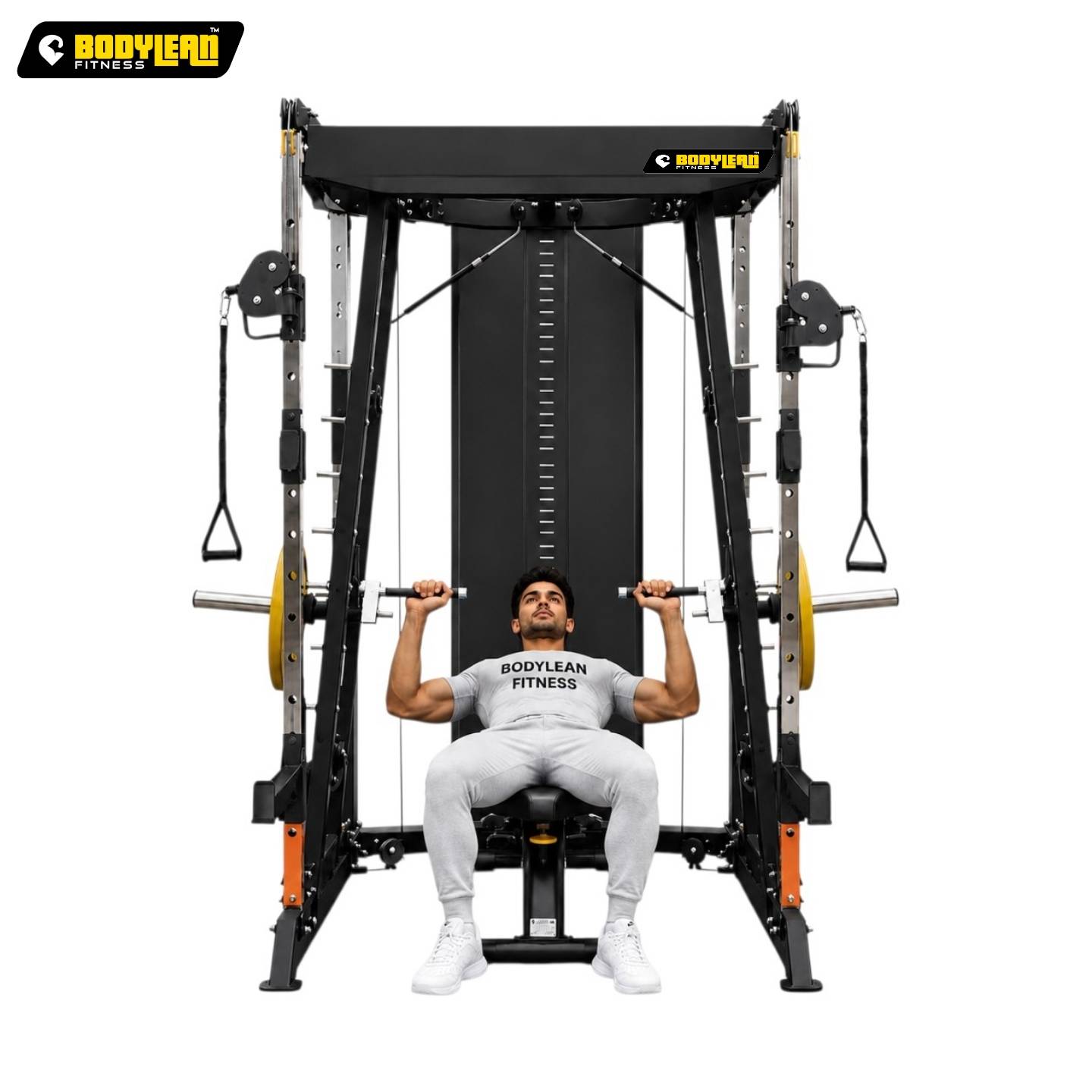 Adjustable Smith Machine With Functional Trainer | Plate Loaded
