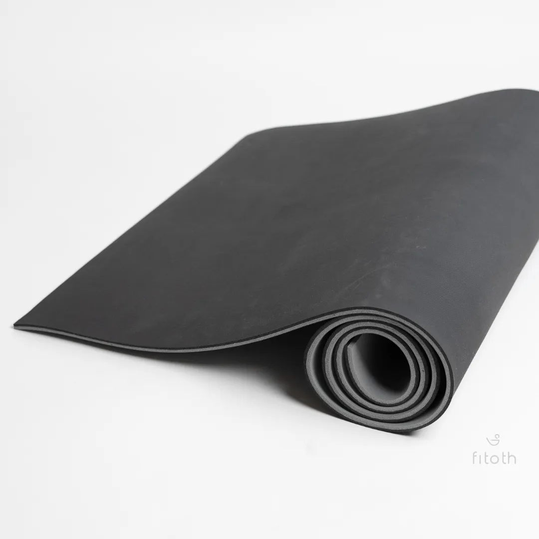 Rubber yoga mat