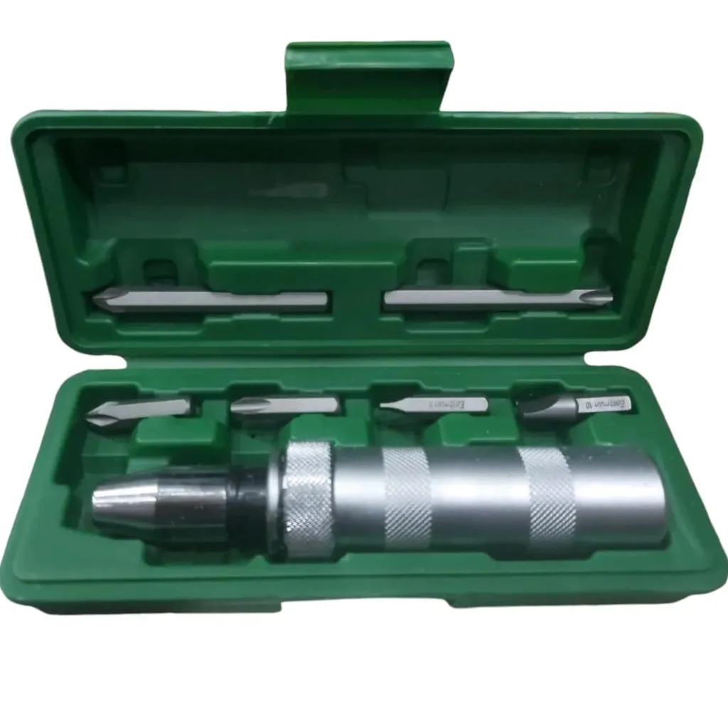 Eastman Impact Driver Set Of 06Pcs,Screwdriver Portable, Carbon