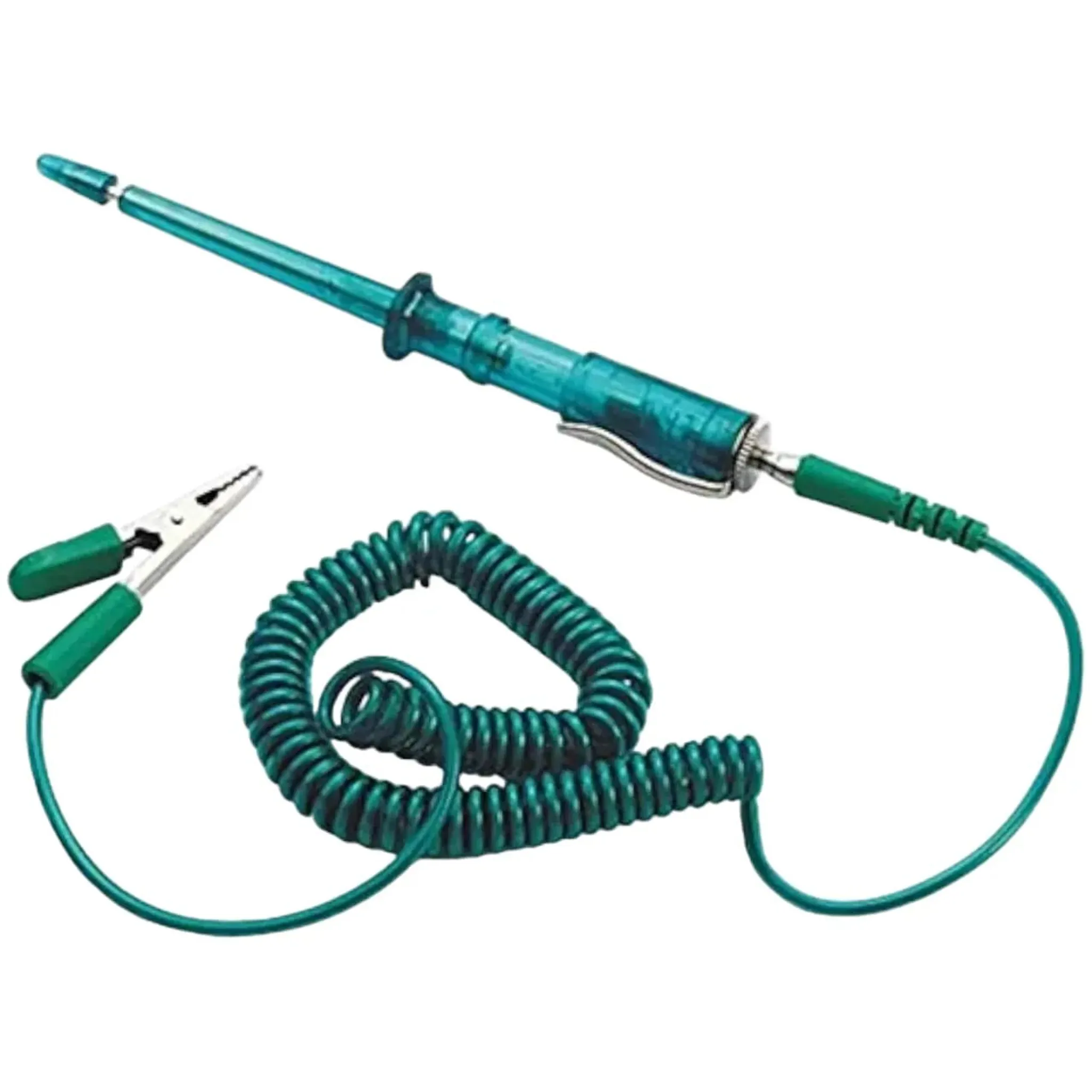 6V-12V-24V Automotive Test Light - Circuit Tester With Sharp Probe & Alligator Clip