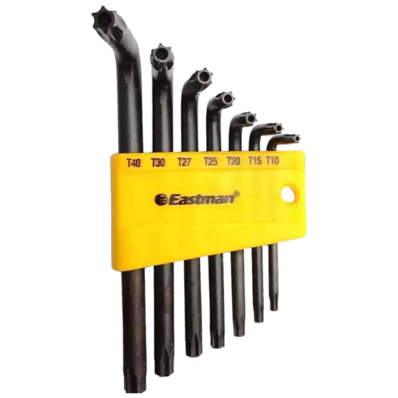 Eastman 7 Pcs Star Allen Keys Set, Short Pattern, Chrome Vanadium