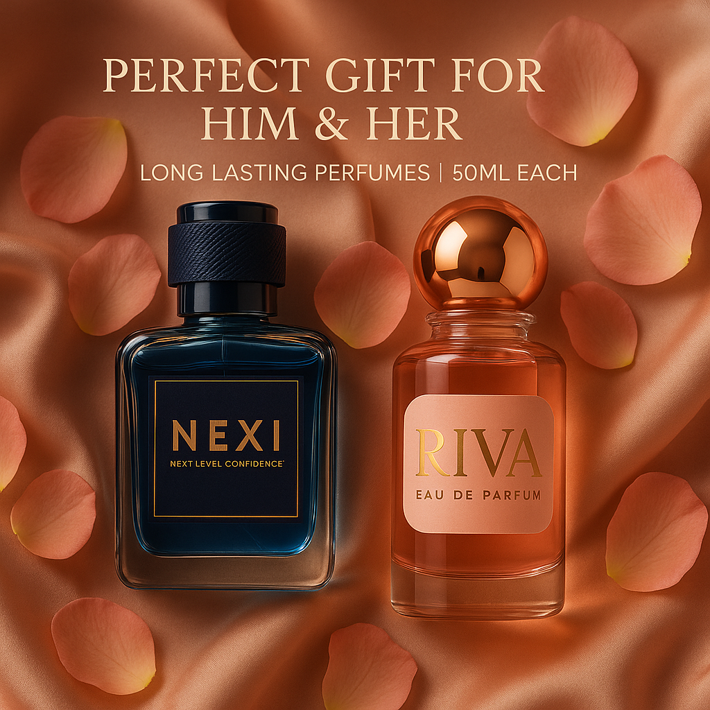 Couple Perfume Combo – NEXI for Men RIVA for Women 50ML EDP
