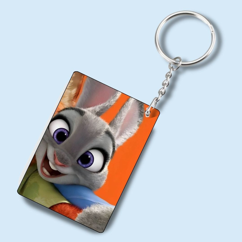 Zootopia Nick Wilde and Judy Hopps Selfie Keychain