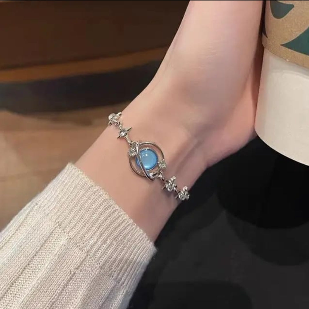 ★OY★L STONE BRACELET - BLUE★正規品/韓国直送料込/人気 楽天市場】送料無料 腕時計 レディース メンズ 男女兼用 LED