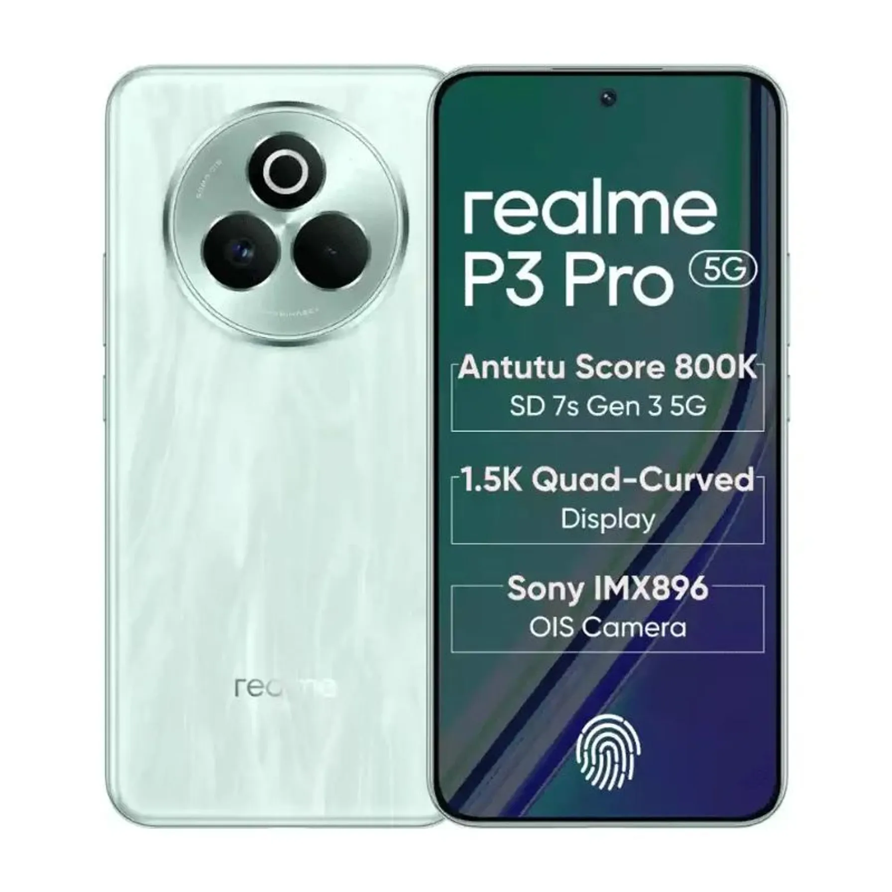 realme P3 Pro 5G (Nebula Glow, 8GB RAM, 128GB Storage)