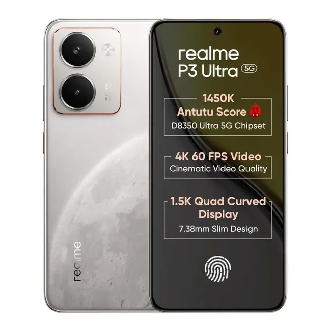 新品 Realme P3 12GB/256GB Antutu約76万 グリーン realme P3 Smartphone 8+256GB Space Silver : Amazon.in