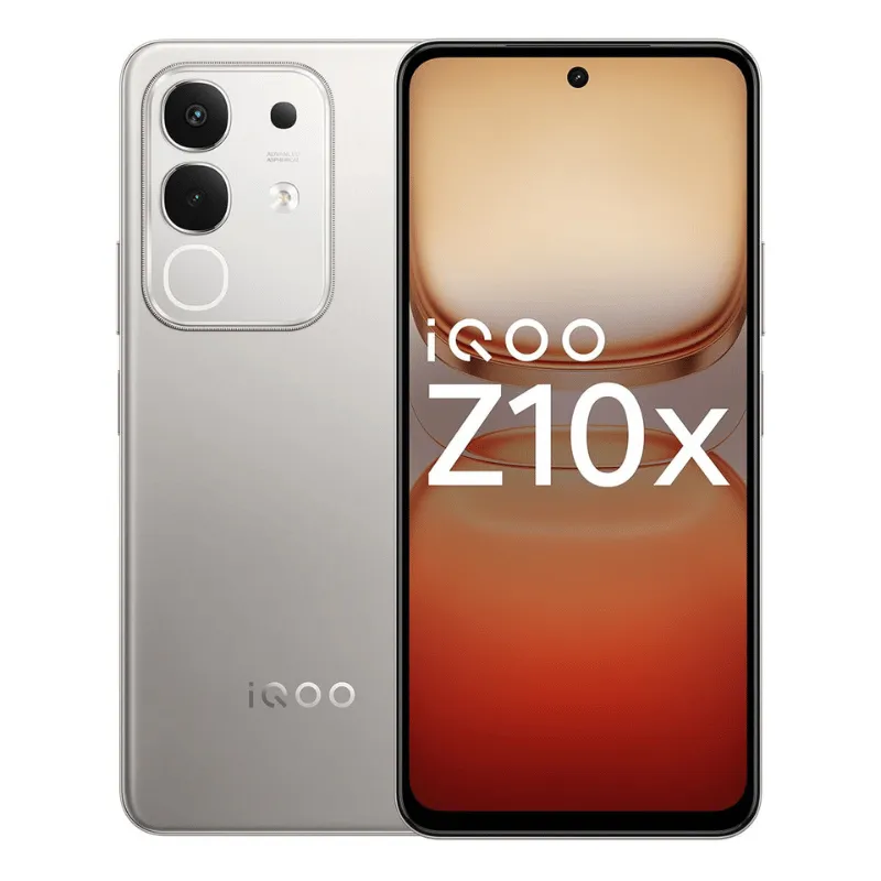 スマートフォン本体 i Qoo Z1 5G   8GB 256GB iQOO Z10x 5G Titanium – 8GB RAM, 256GB Storage