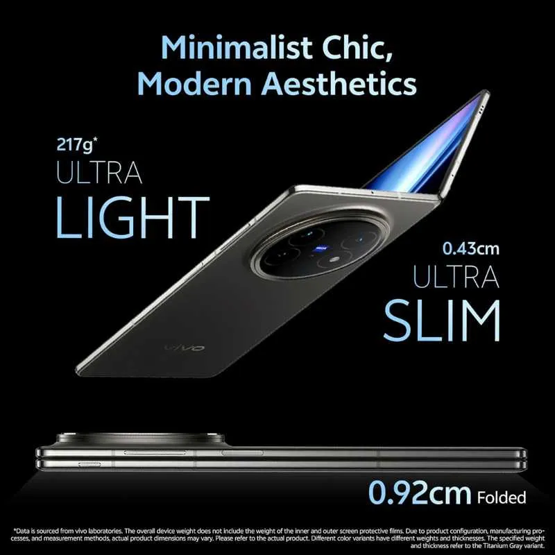 Vivo X Fold5 5G (16GB, 512GB) Titanium Gray – Specs & Price