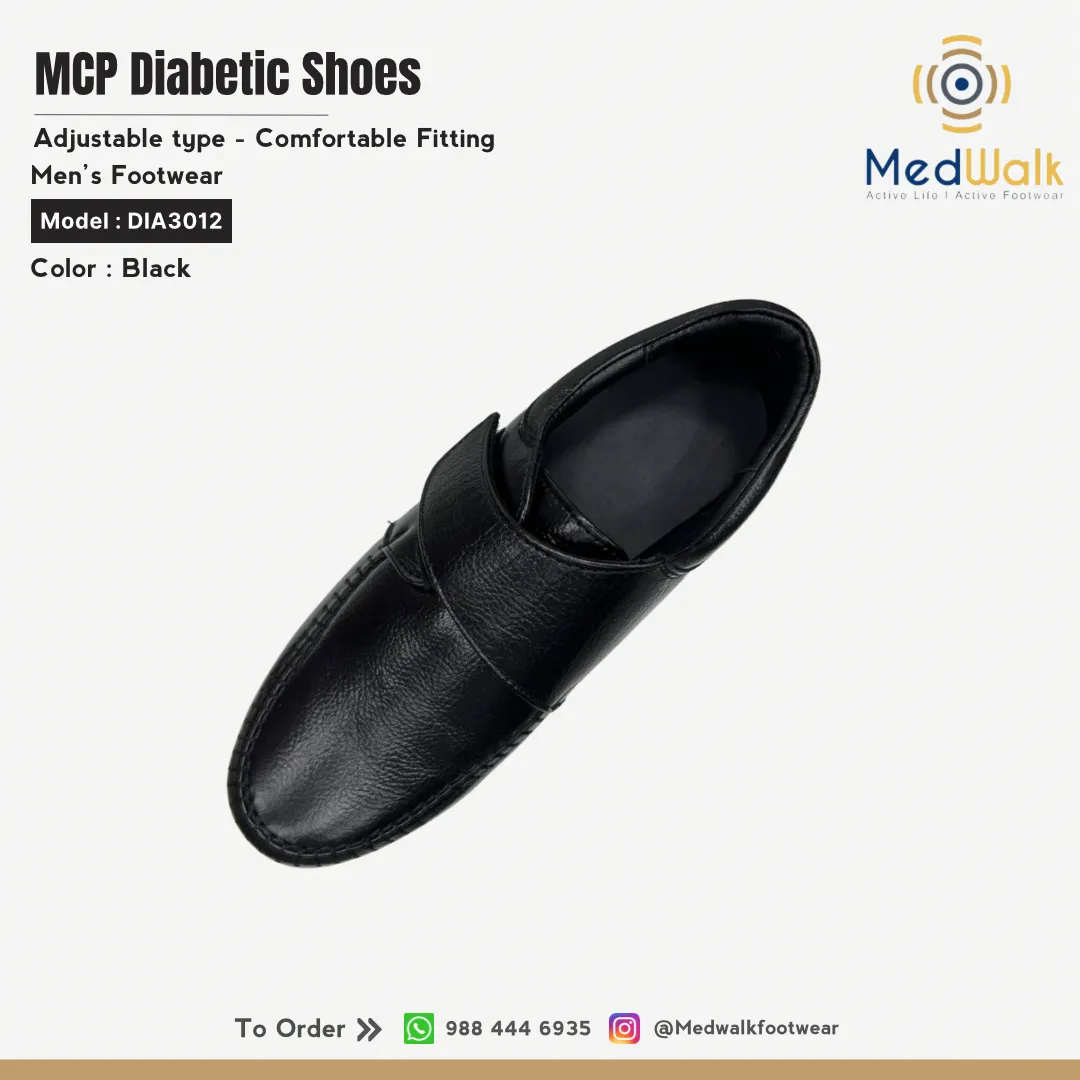 Medifeet Mens Casual Diabetic and Ortho Care Slipper with Arch support –  HappyWalk - Orthopedic & Diabetic Footwear Store