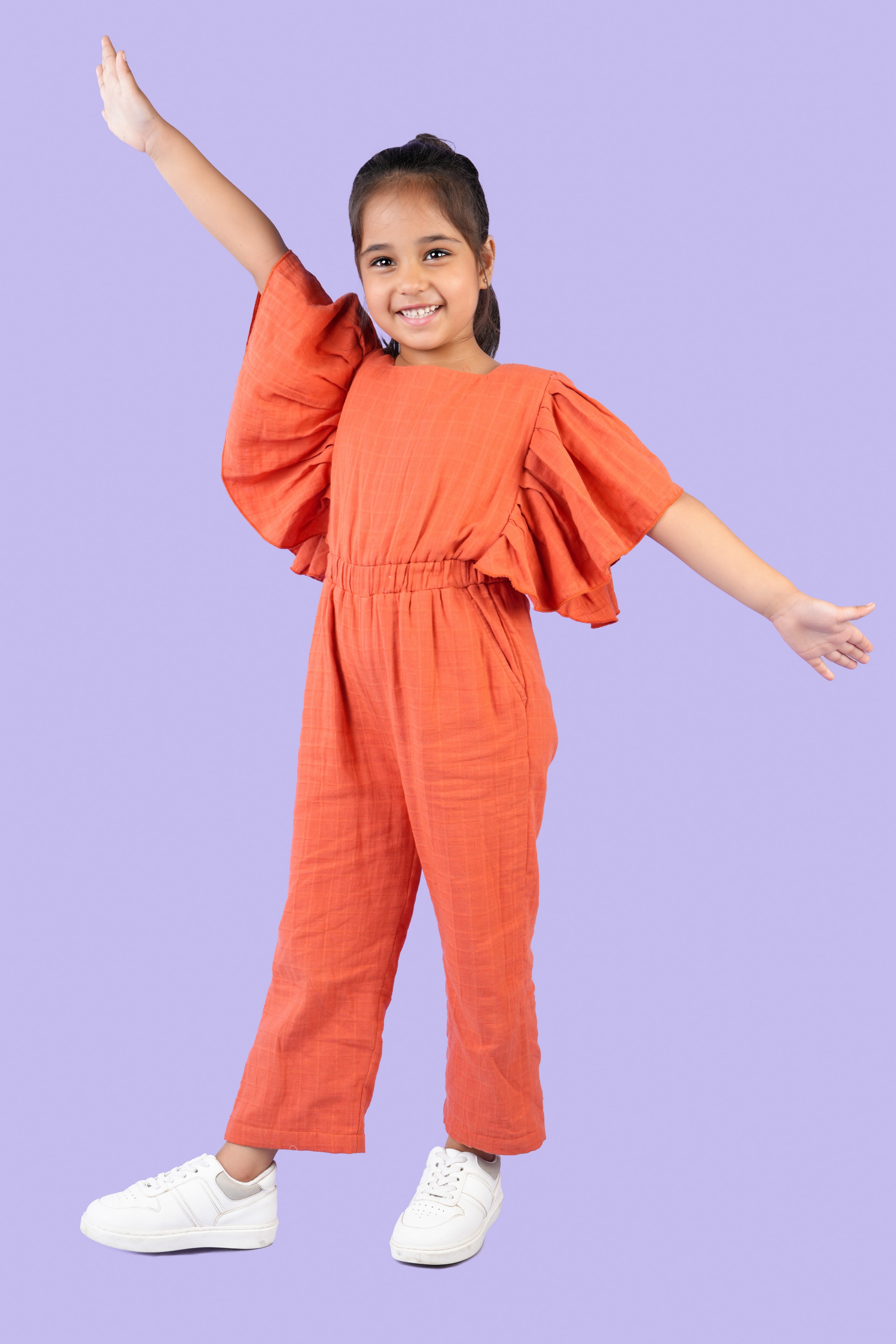 Orange jumpsuit girls on sale