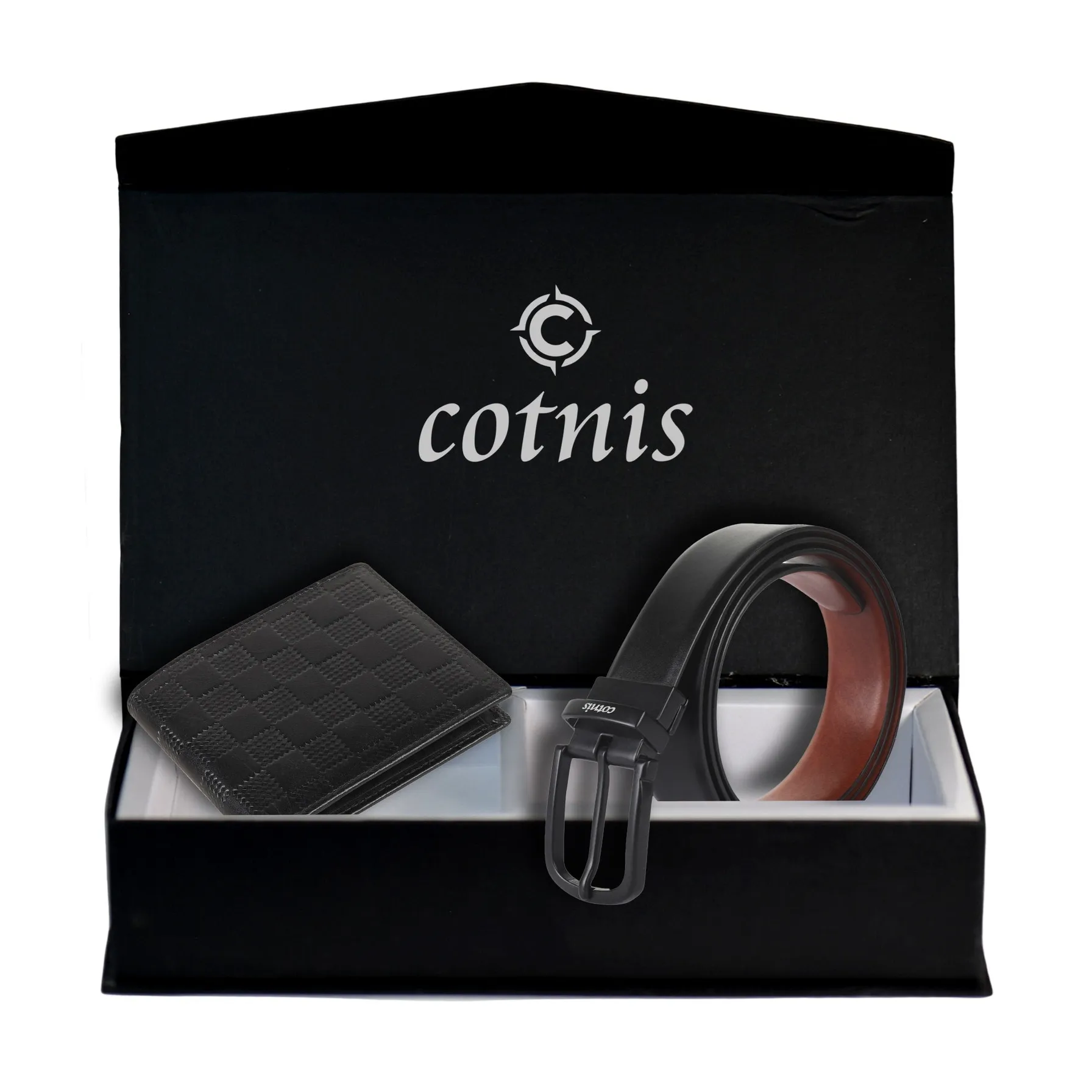 Men's Wallet and Belt Combo Gift Set Perfect Gift Hamper for Men Boys