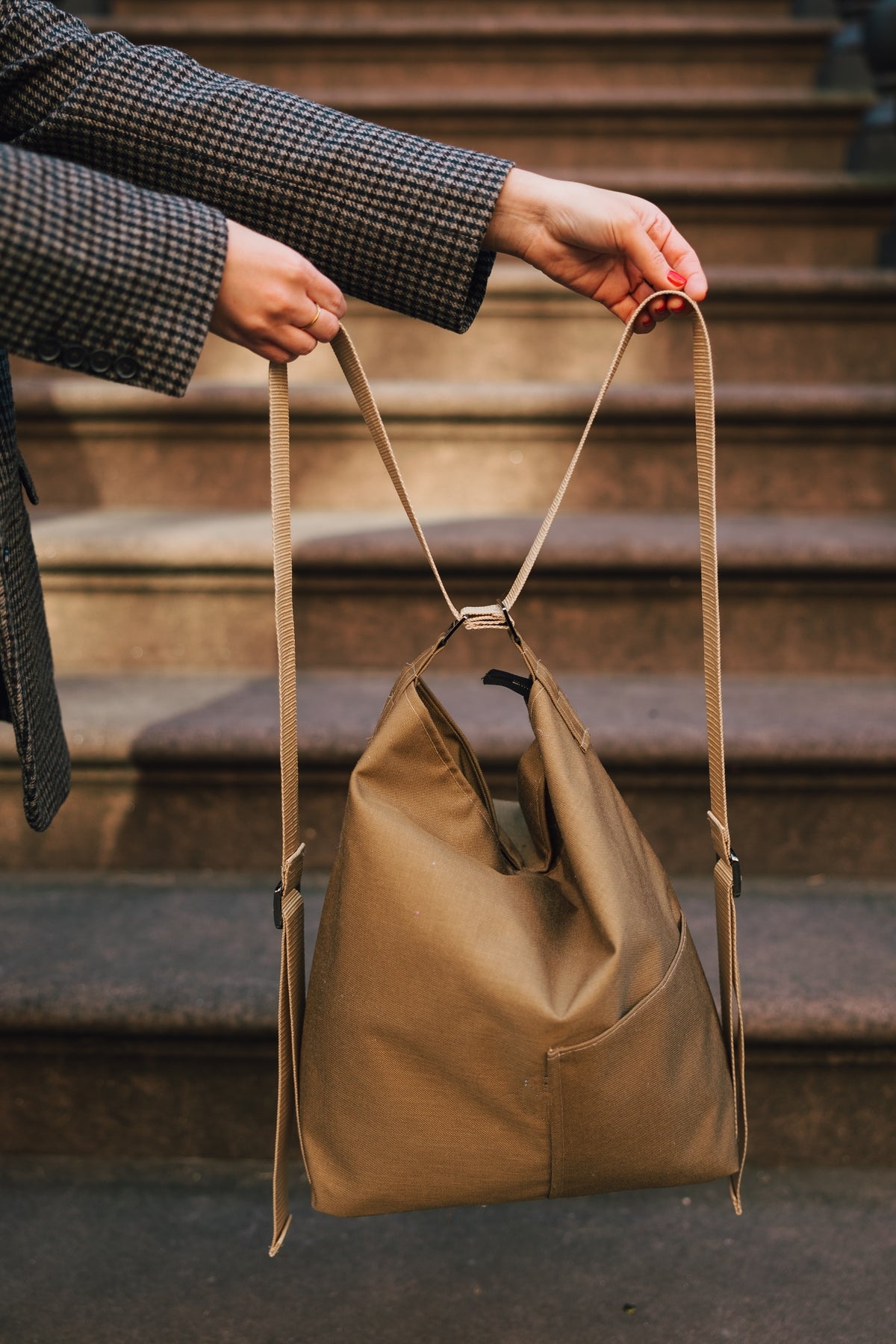 【BAON】Zenbee Suede Round Tote Bag BAON (バオン) - ゼンビースエードラウンドトートバッグ
