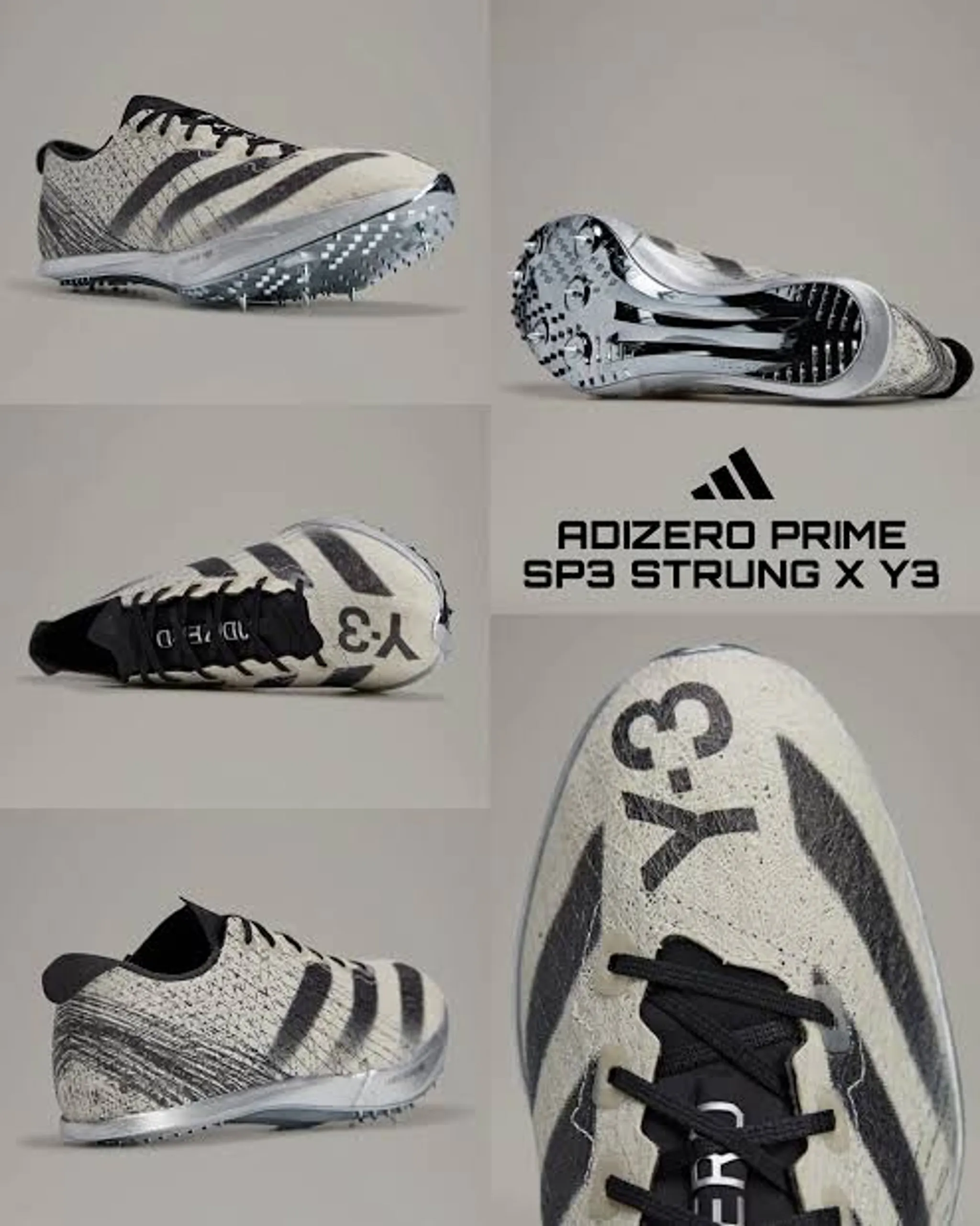 Adidas Adizero Prime Sp3 Strung X Y3 Sprinting Spikes