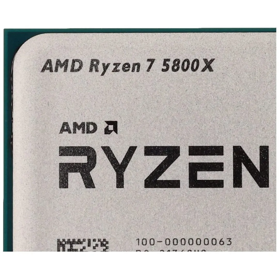 AMD Ryzen 7 5800X: 8-core, 16-thread CPU with 36MB cache, AM4 socket, up to  4.7 GHz Desktop Processor